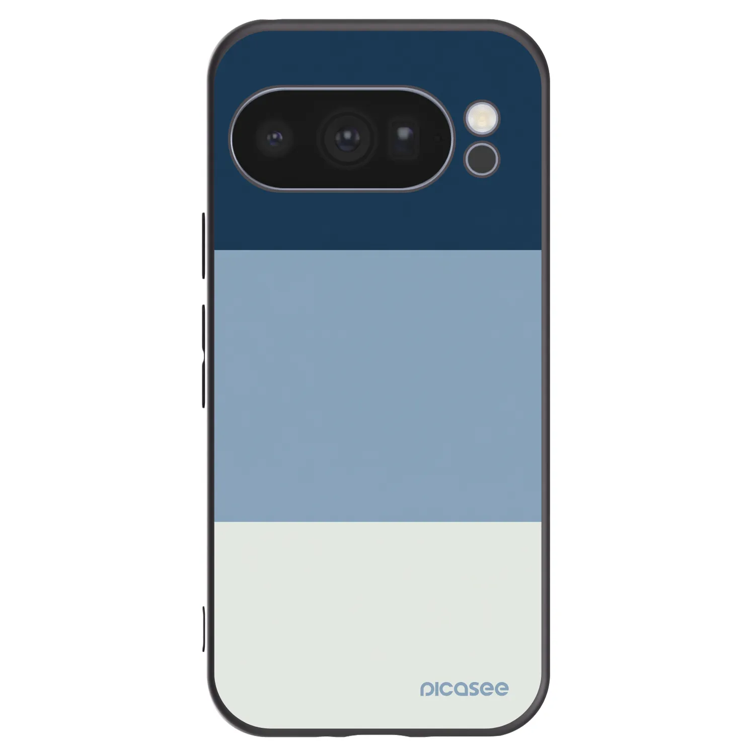 Picasee Μαύρη θήκη σιλικόνης για Google Pixel 10 Pro - Coastal Blue
