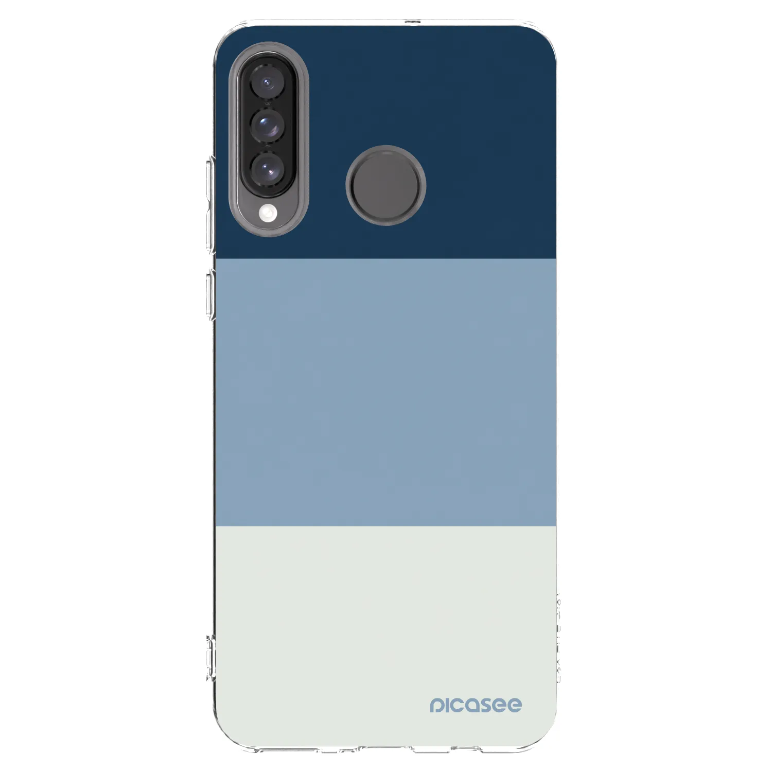 Picasee διαφανής θήκη σιλικόνης Huawei P30 Lite - Coastal Blue