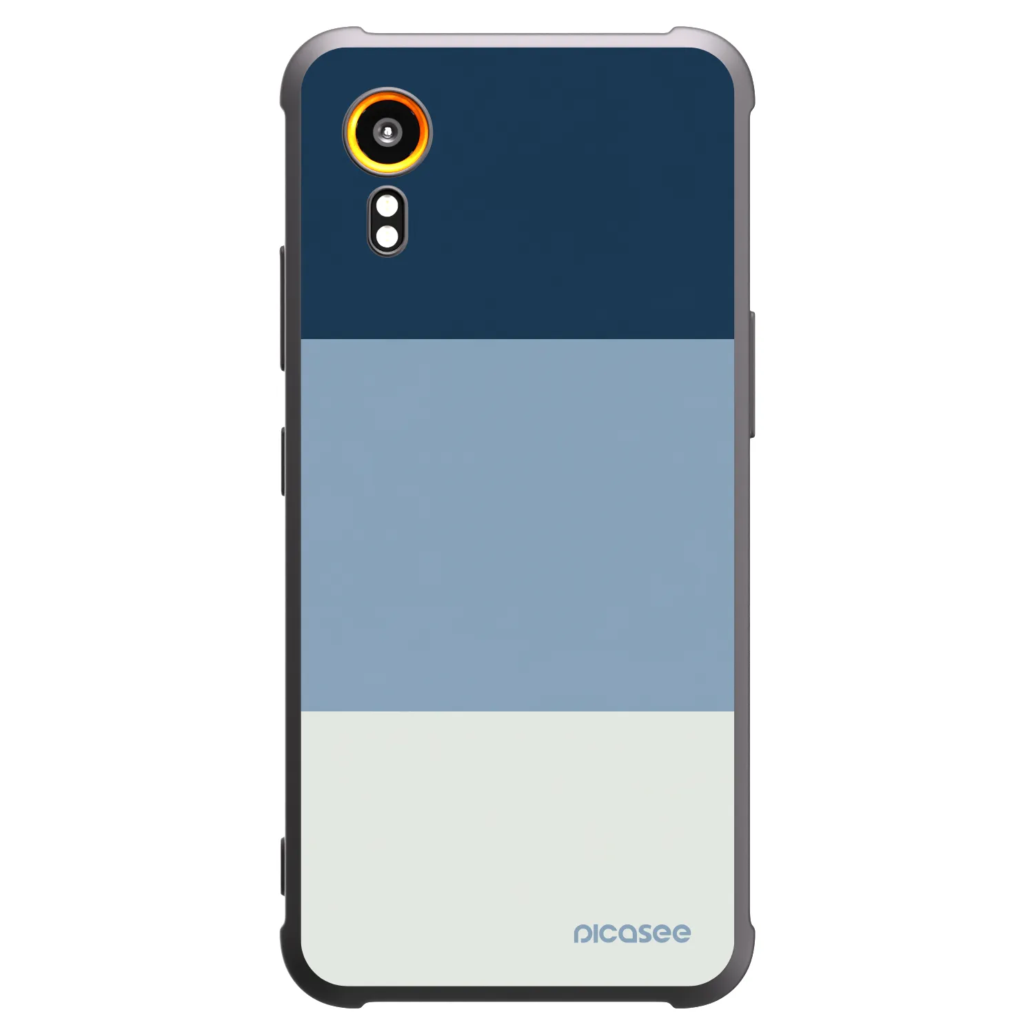 Picasee Μαύρη θήκη σιλικόνης για Samsung Galaxy XCover 7 - Coastal Blue