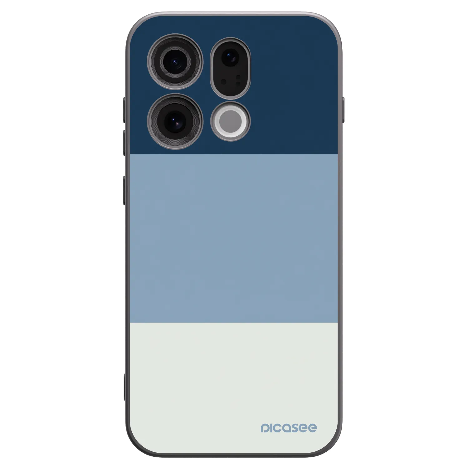 Picasee Μαύρη θήκη σιλικόνης για OPPO Find X9 - Coastal Blue