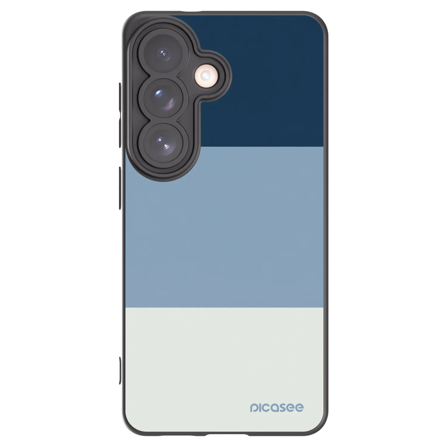 Picasee Μαύρη θήκη σιλικόνης για Samsung Galaxy S26 - Coastal Blue