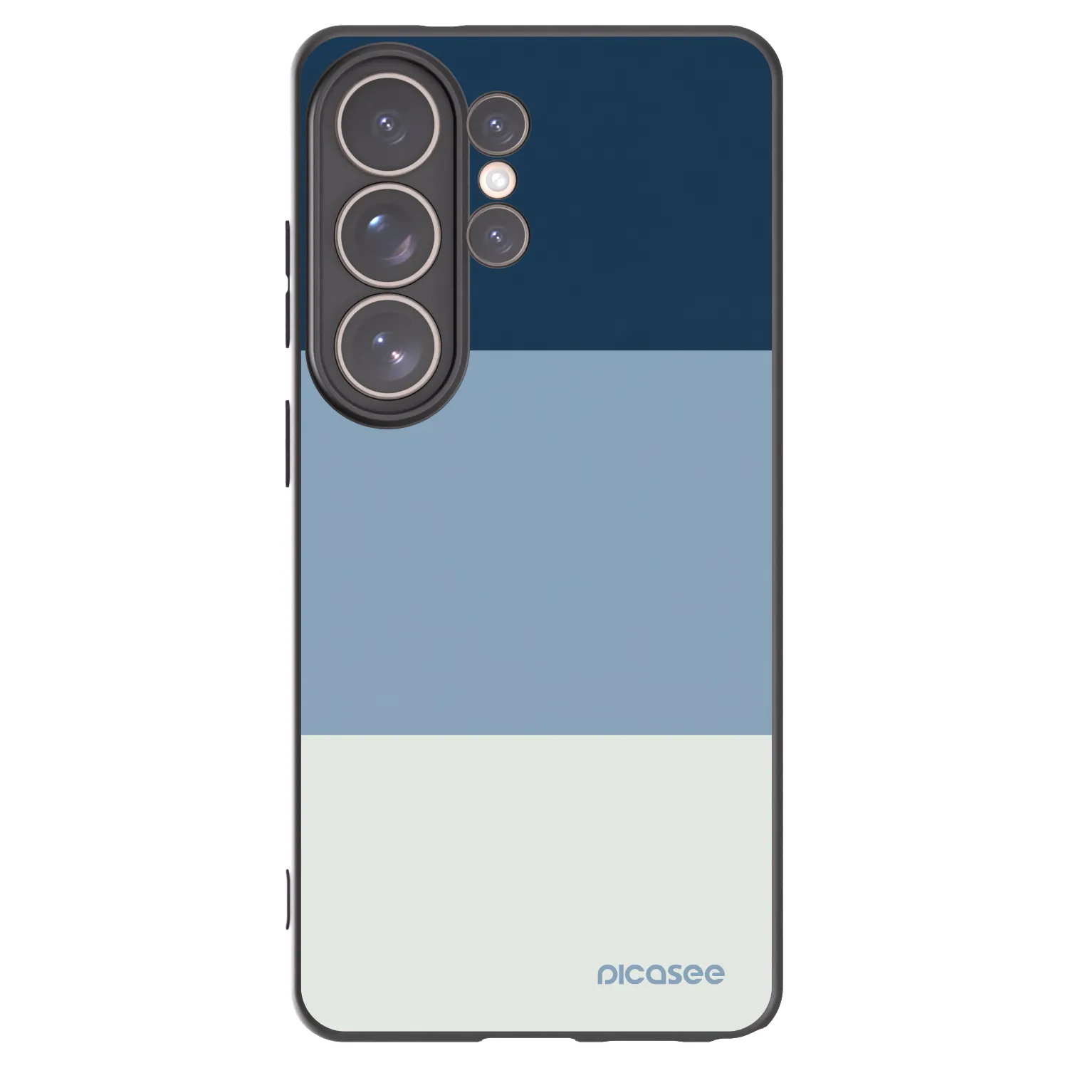 Picasee Μαύρη θήκη σιλικόνης για Samsung Galaxy S26 Ultra - Coastal Blue