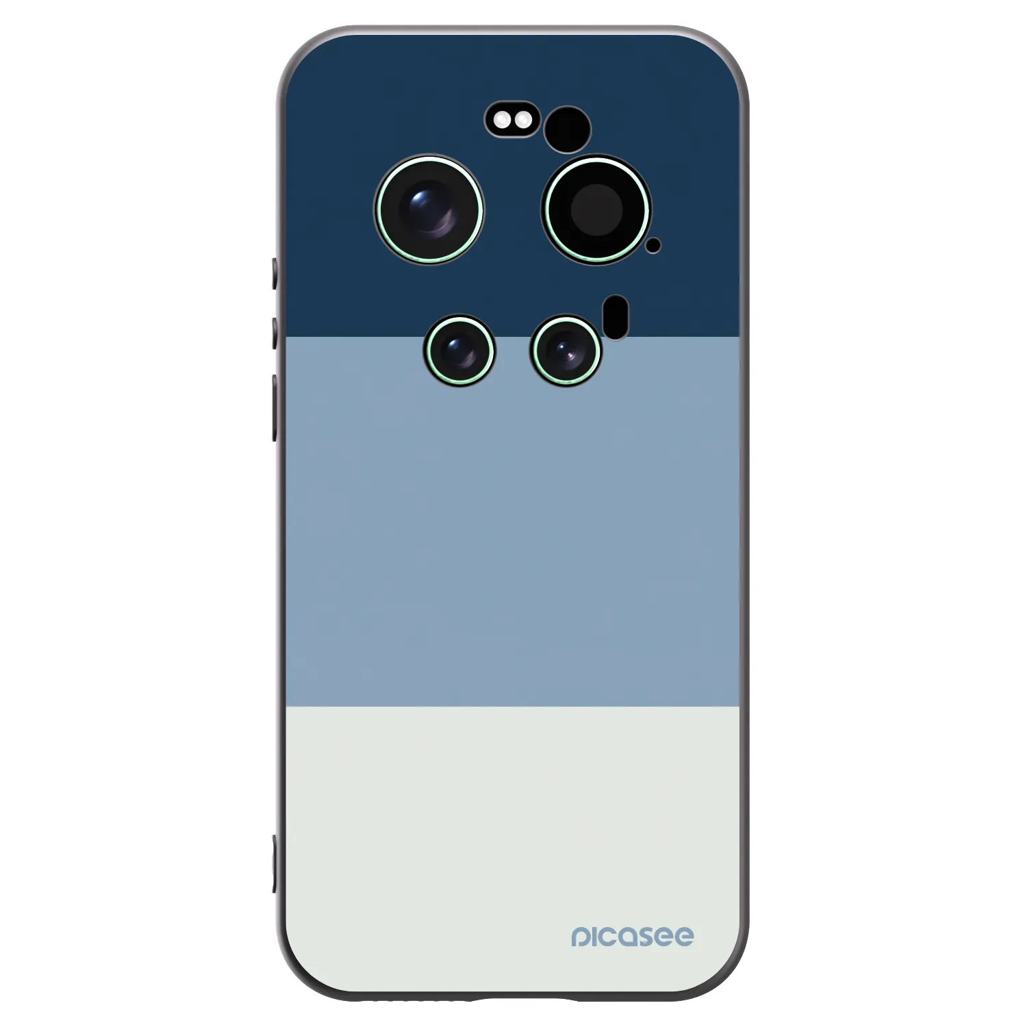 Picasee Μαύρη θήκη σιλικόνης για Xiaomi 17 Ultra - Coastal Blue