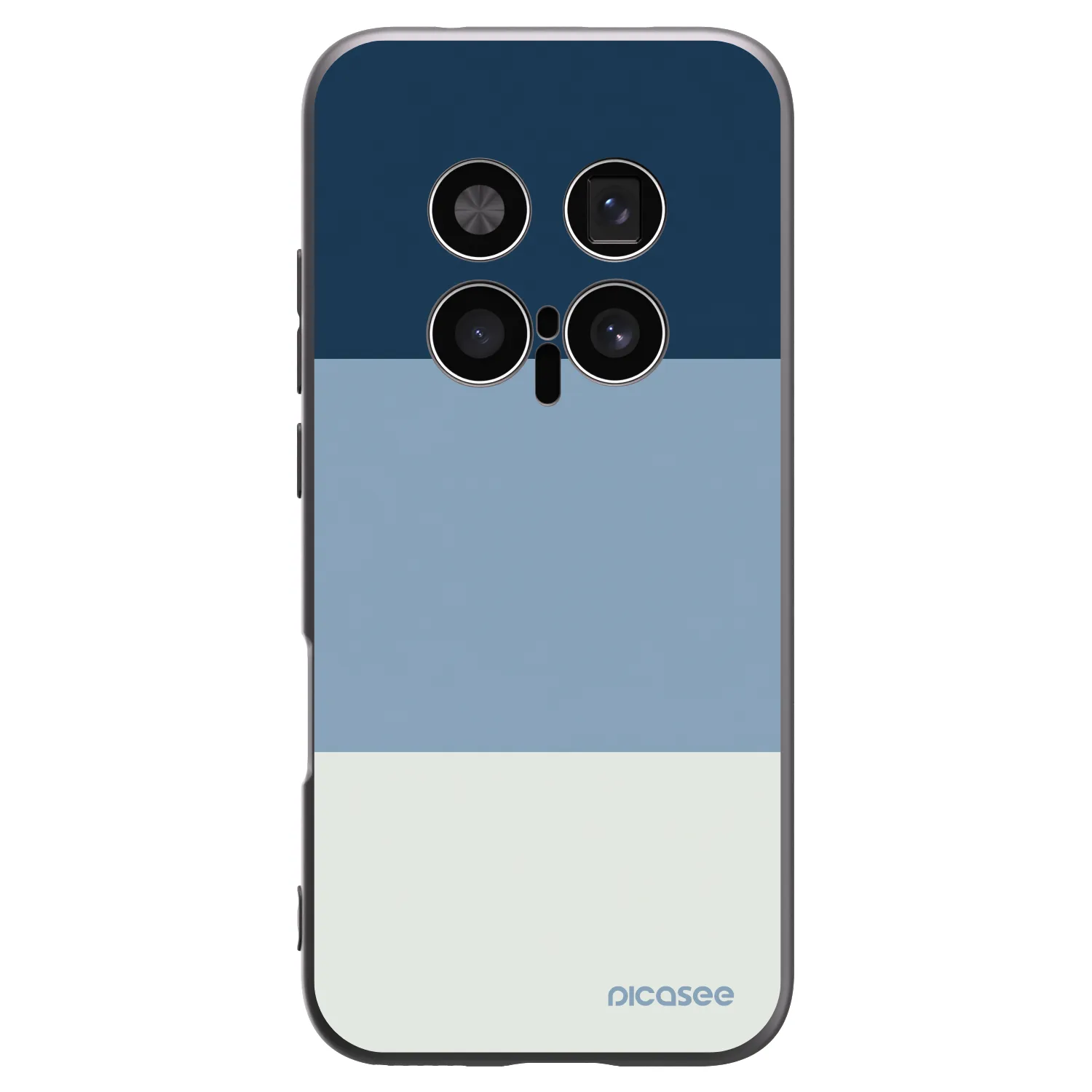 Picasee Μαύρη θήκη σιλικόνης για Honor Magic8 Pro 5G - Coastal Blue