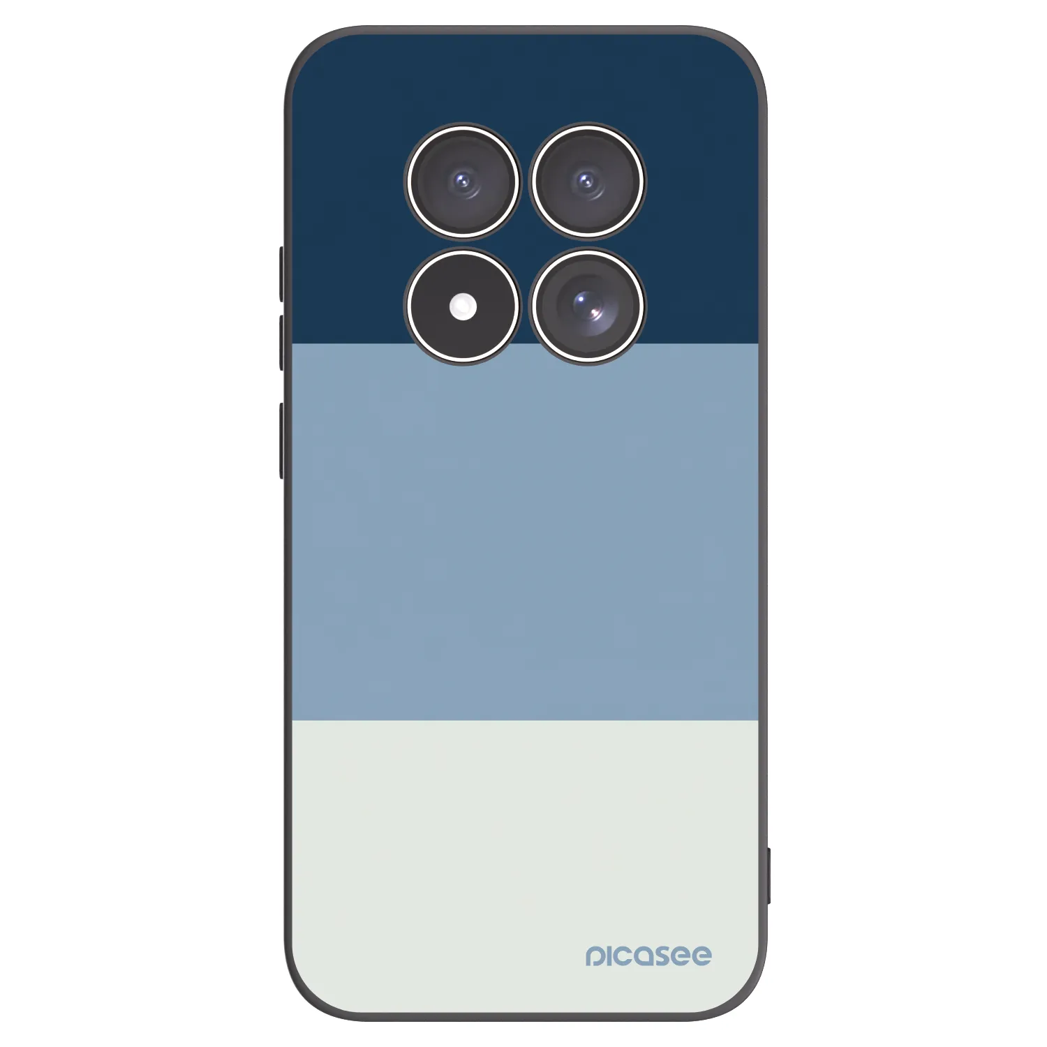 Picasee Μαύρη θήκη σιλικόνης για Xiaomi Redmi Note 15 Pro 5G - Coastal Blue