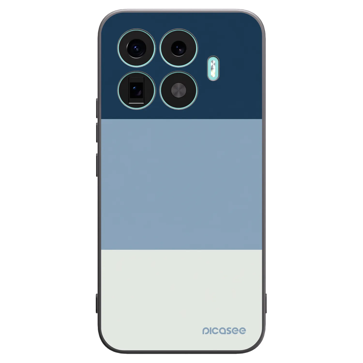 Picasee Μαύρη θήκη σιλικόνης για Xiaomi 17T Pro - Coastal Blue