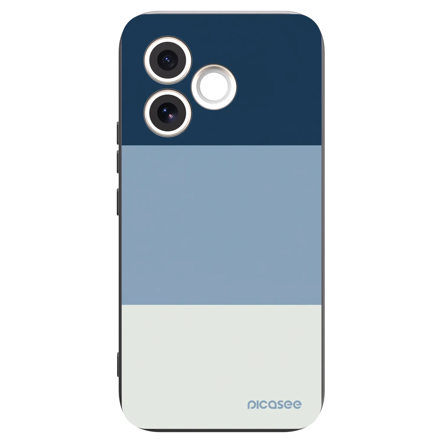 Picasee Μαύρη θήκη σιλικόνης για Honor 600 Lite - Coastal Blue