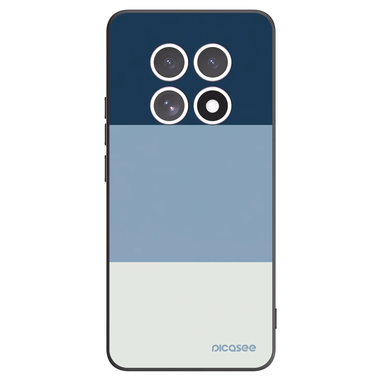 Picasee Μαύρη θήκη σιλικόνης για Xiaomi Redmi Note 15 5G - Coastal Blue