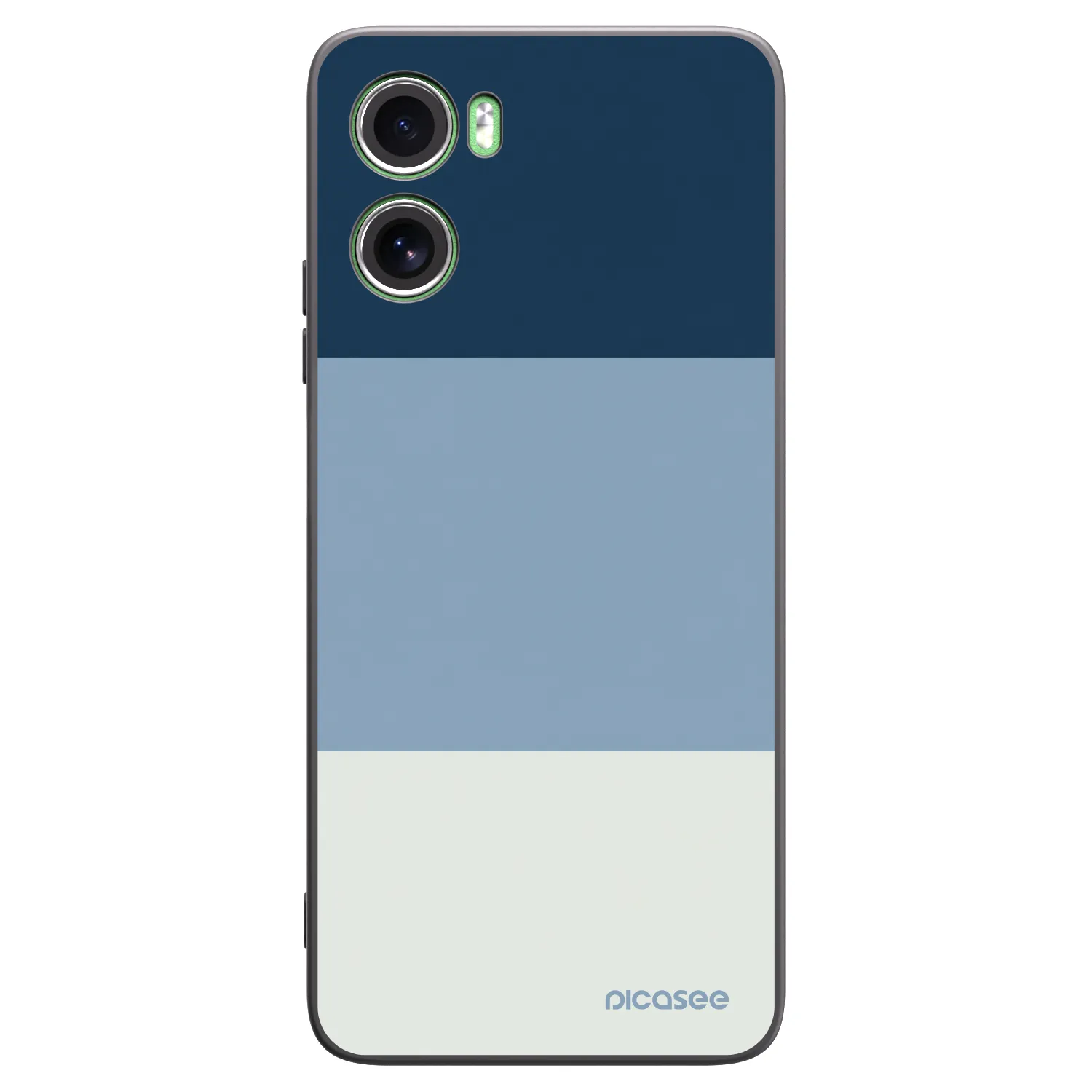 Picasee Μαύρη θήκη σιλικόνης για Motorola Moto G06 - Coastal Blue