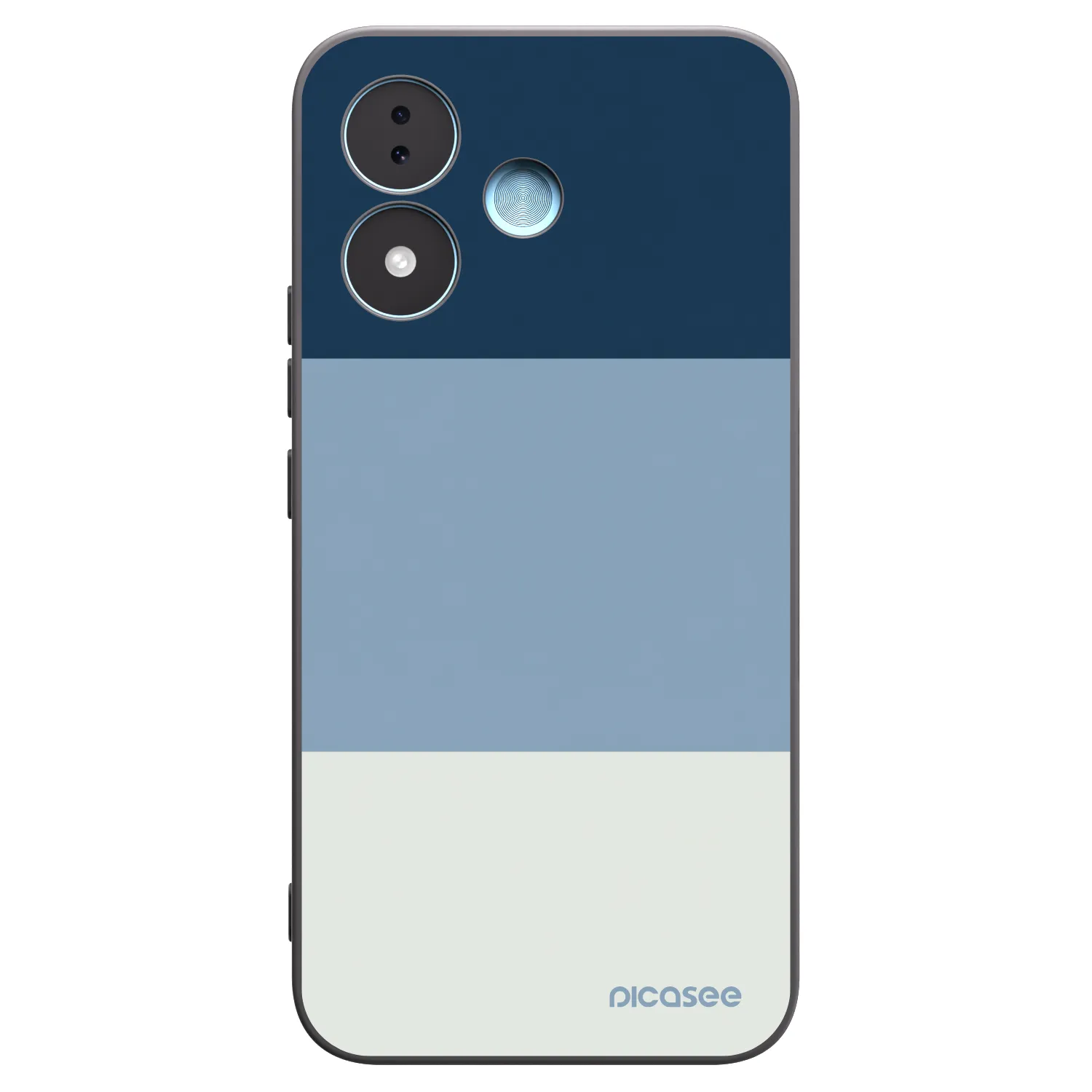 Picasee Μαύρη θήκη σιλικόνης για Xiaomi Redmi Note 17 5G - Coastal Blue