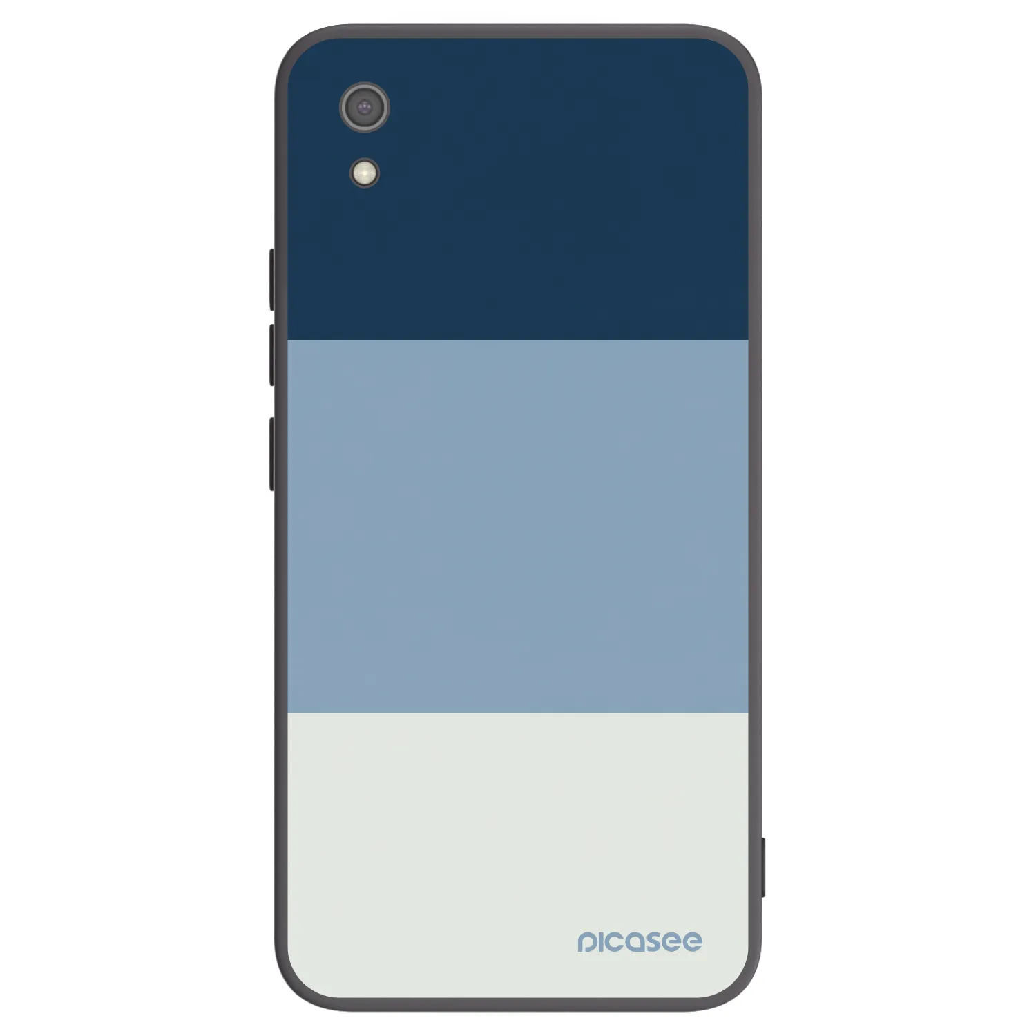 Picasee Μαύρη θήκη σιλικόνης για Xiaomi Redmi 7A - Coastal Blue