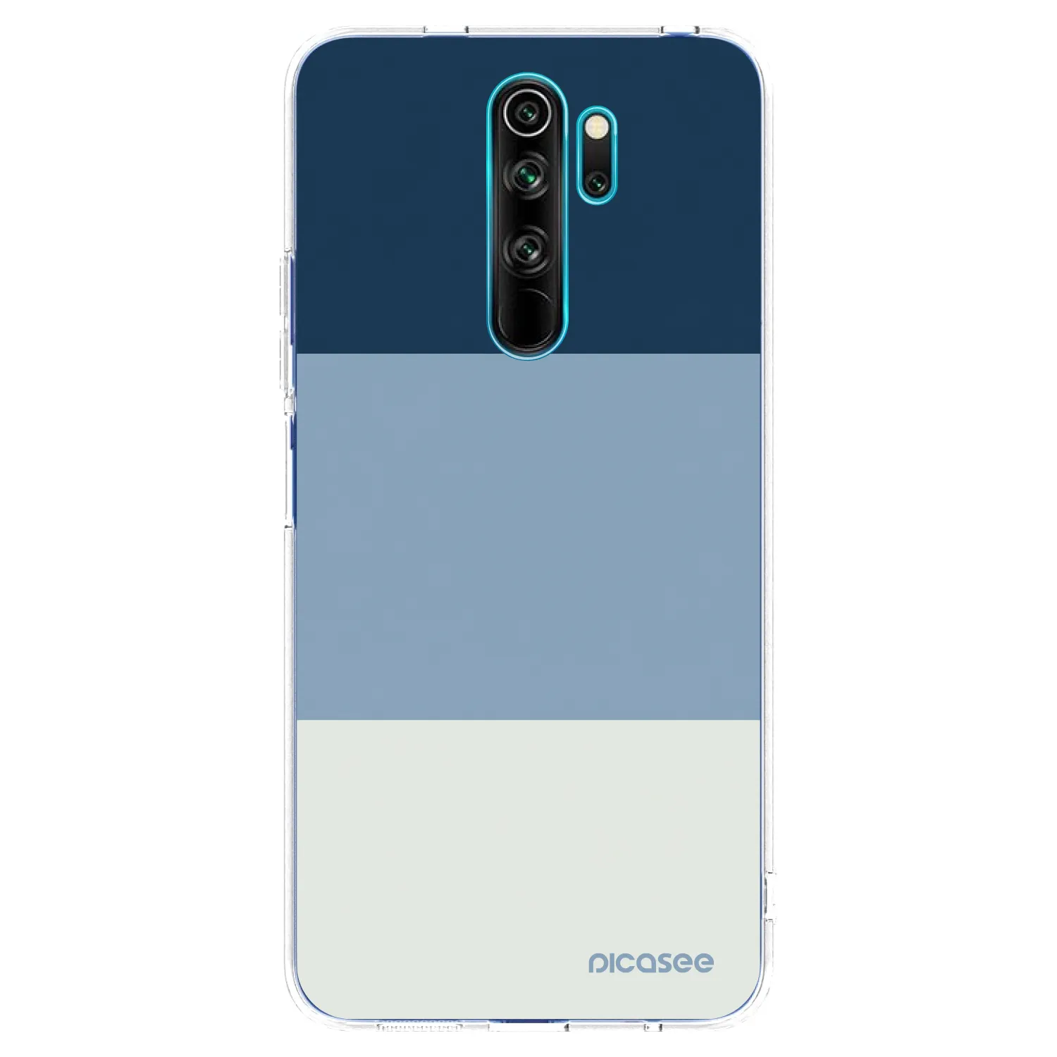 Picasee διαφανής θήκη σιλικόνης Xiaomi Redmi Note 8 Pro - Coastal Blue