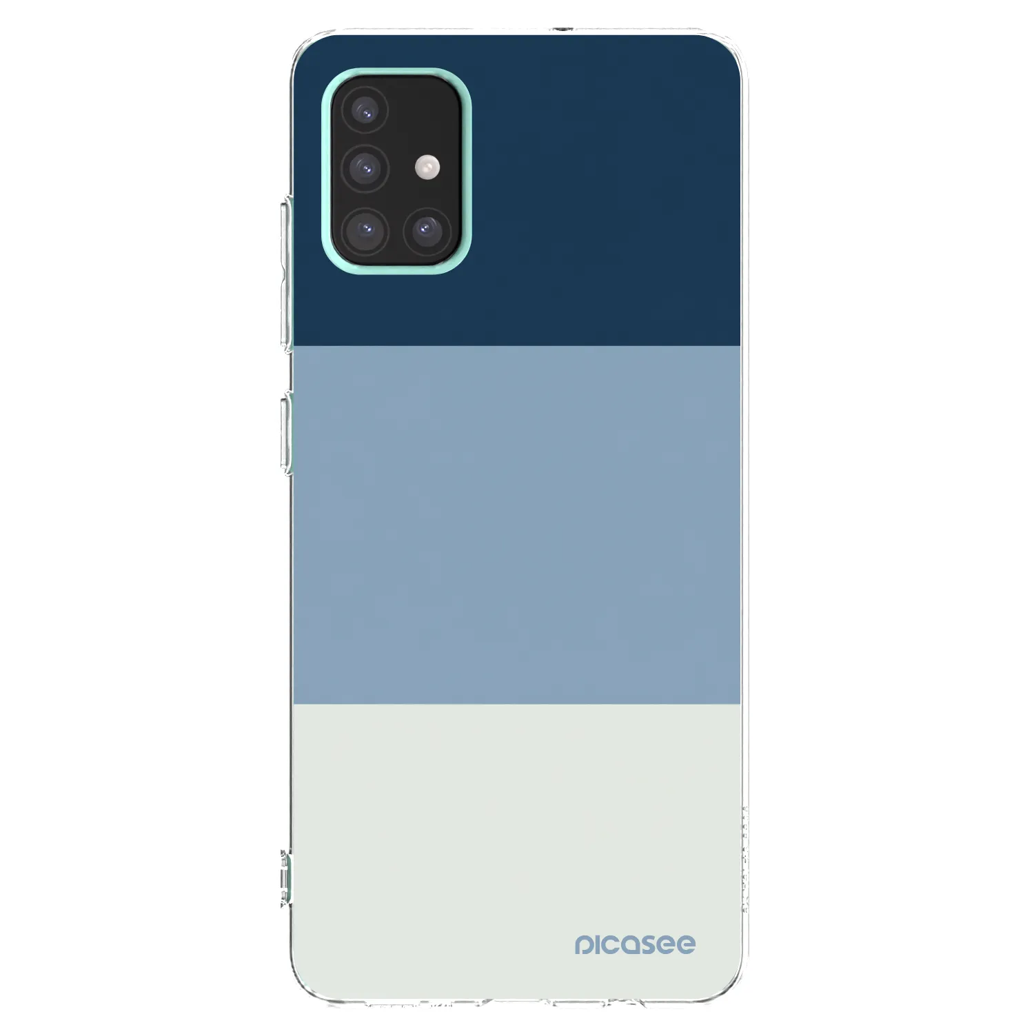 Picasee διαφανής θήκη σιλικόνης Samsung Galaxy A51 A515F - Coastal Blue