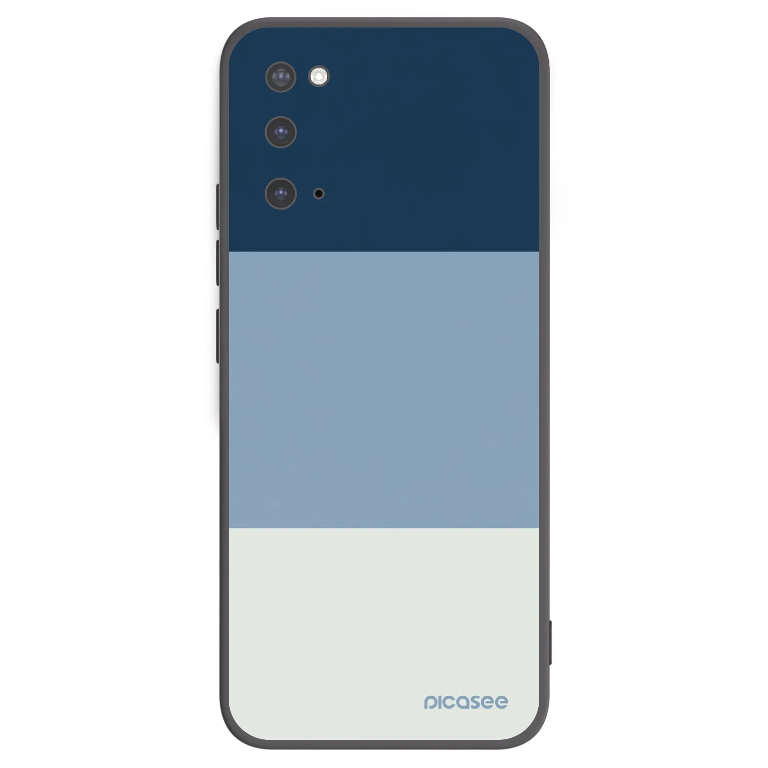 Picasee Μαύρη θήκη σιλικόνης για Samsung Galaxy S20 G980F - Coastal Blue