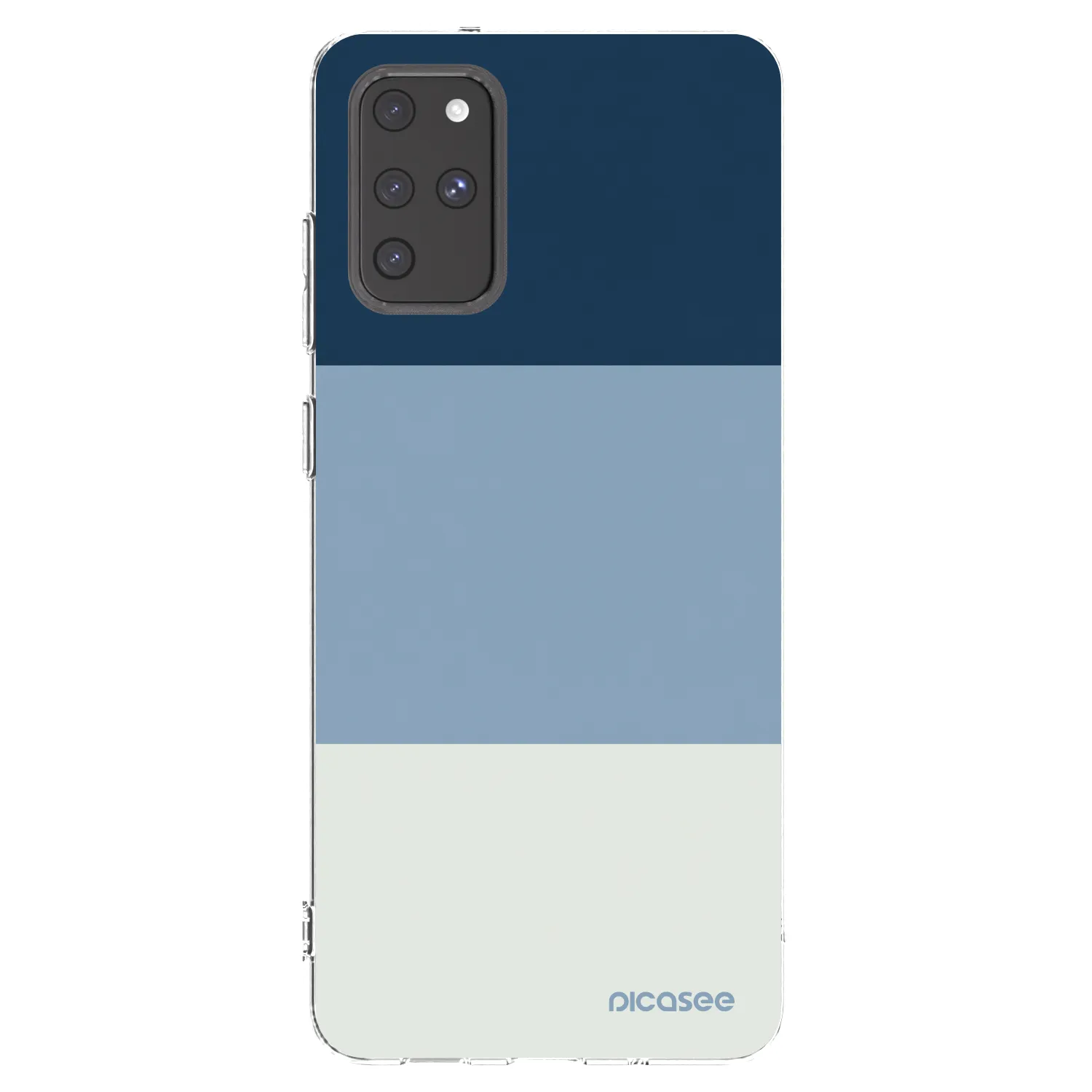 Picasee διαφανής θήκη σιλικόνης Samsung Galaxy S20+ G985F - Coastal Blue