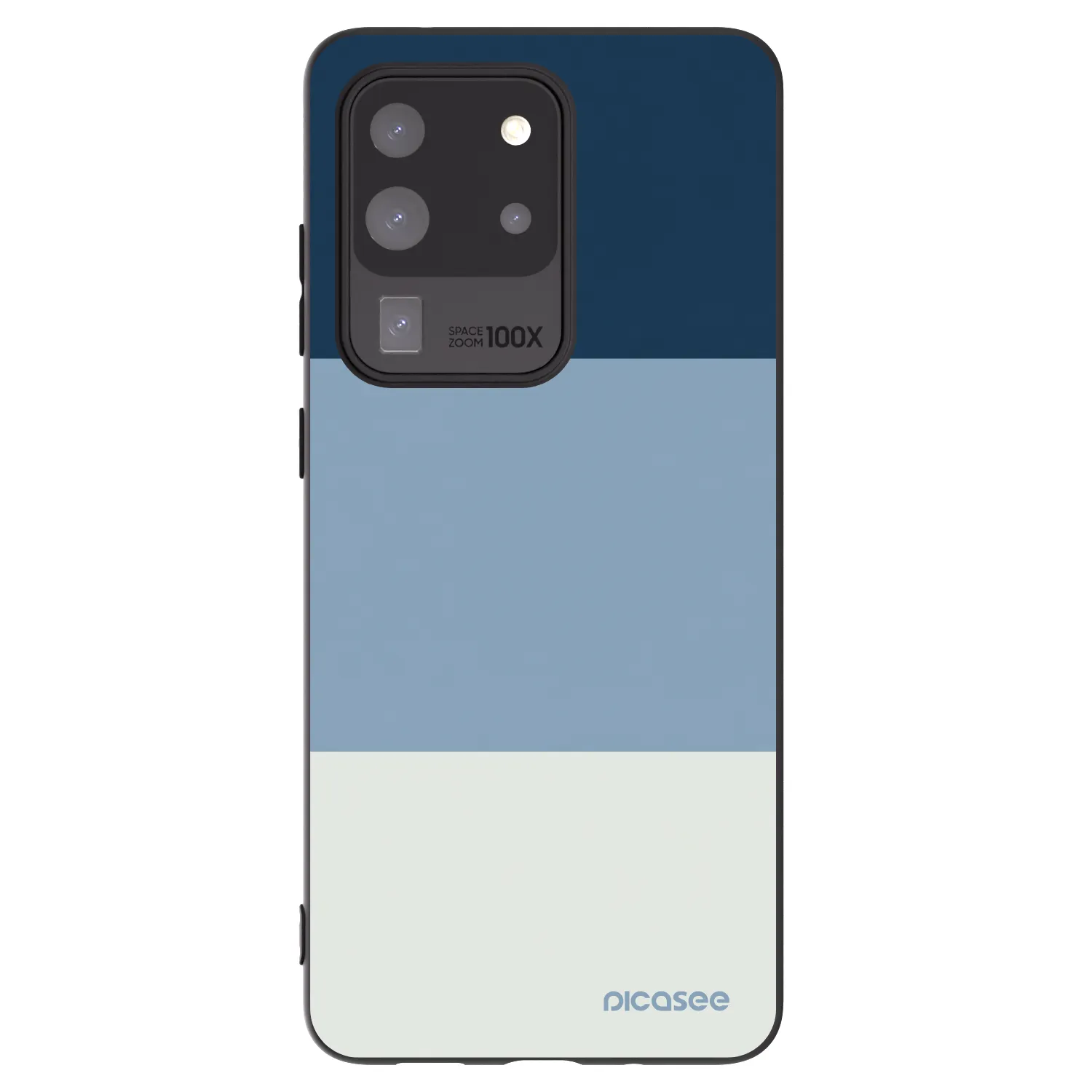 Picasee Μαύρη θήκη σιλικόνης για Samsung Galaxy S20 Ultra 5G G988F - Coastal Blue