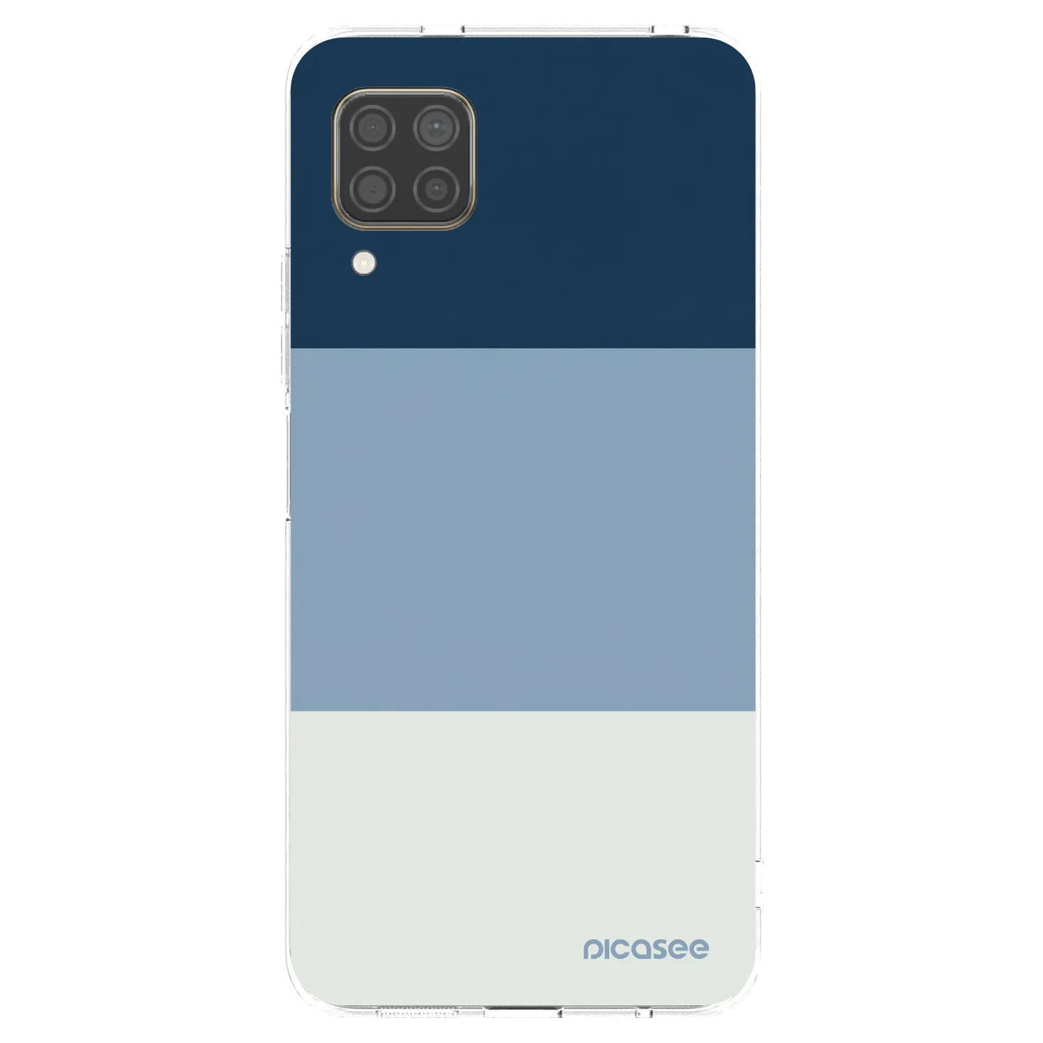 Picasee διαφανής θήκη σιλικόνης Huawei P40 Lite - Coastal Blue