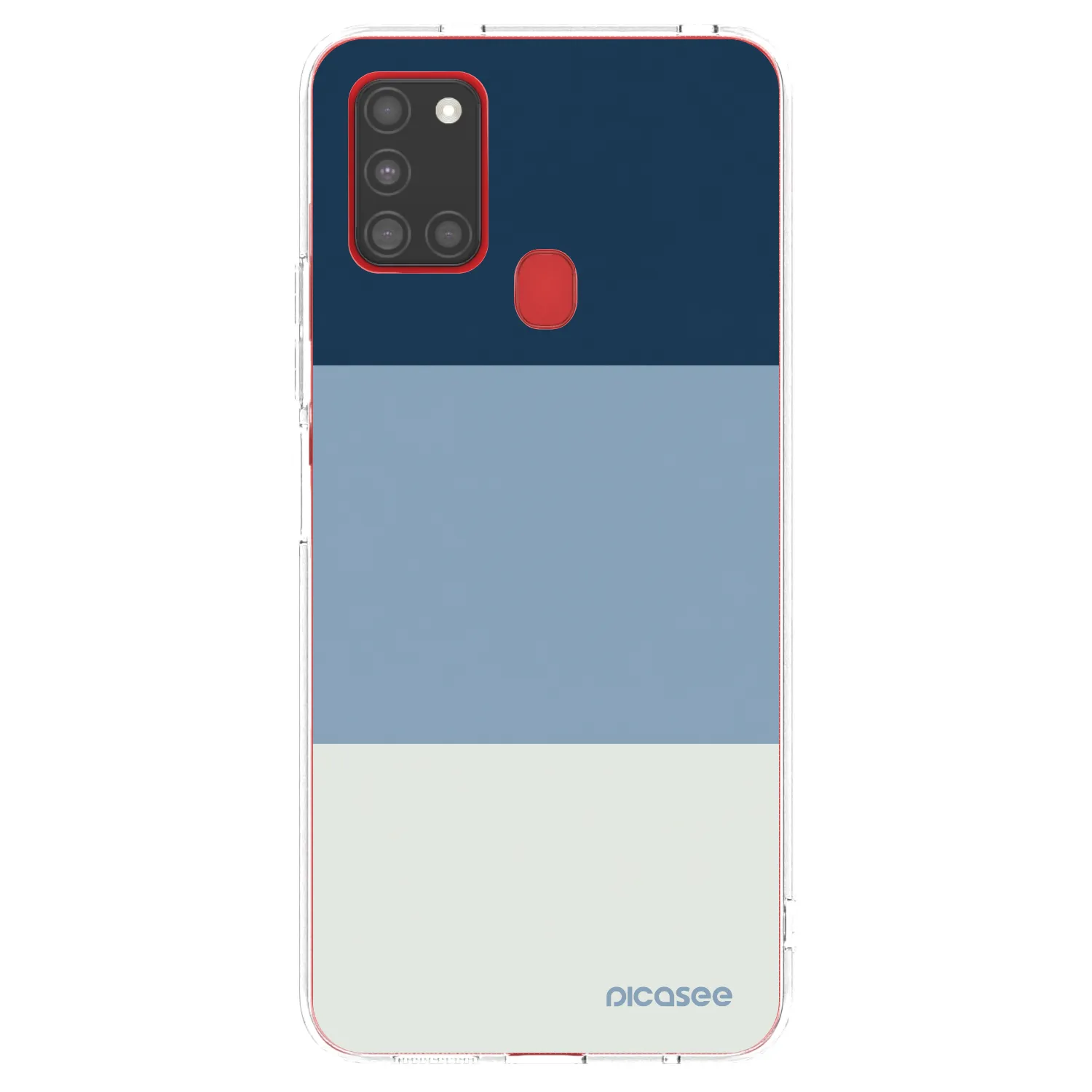 Picasee διαφανής θήκη σιλικόνης Samsung Galaxy A21s - Coastal Blue