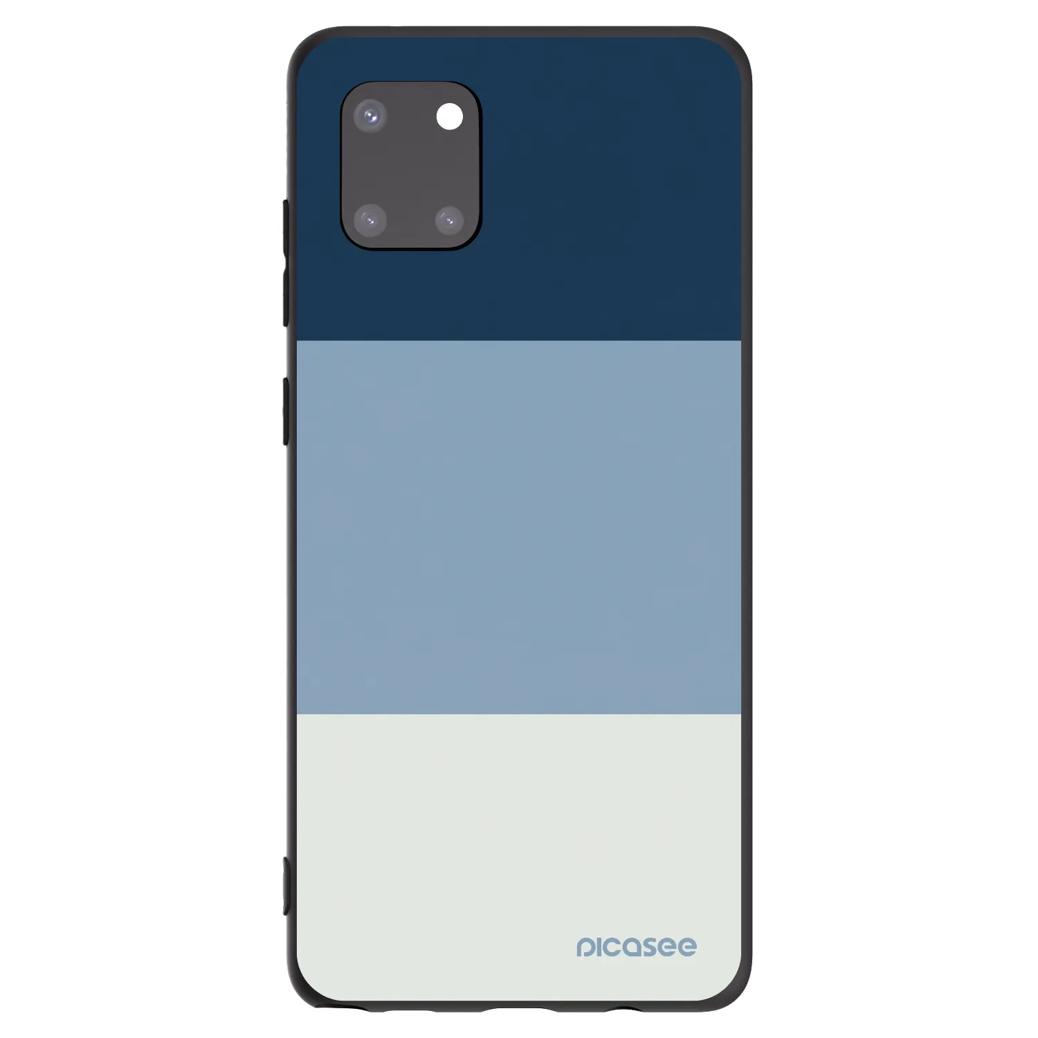 Picasee Μαύρη θήκη σιλικόνης για Samsung Galaxy Note 10 Lite N770F - Coastal Blue