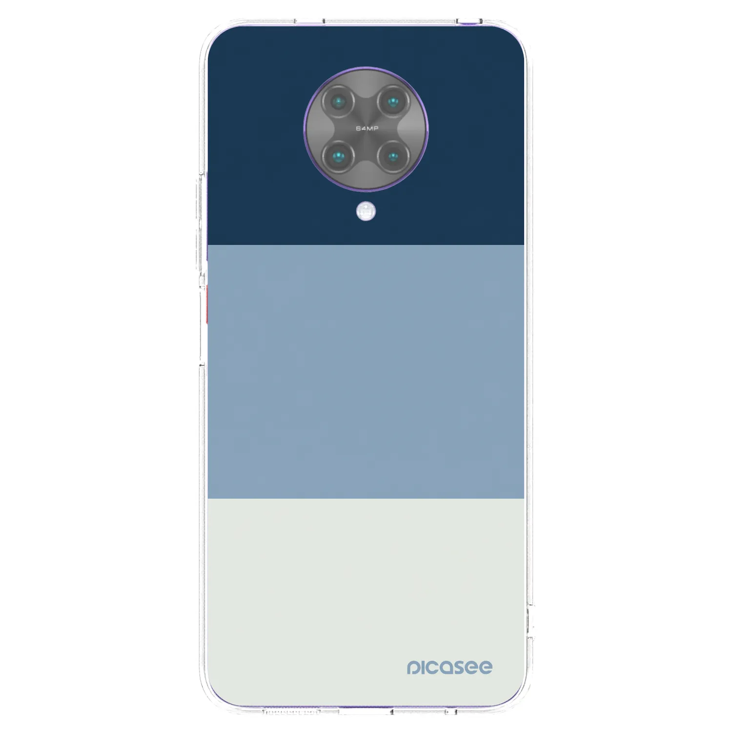 Picasee διαφανής θήκη σιλικόνης Xiaomi Poco F2 Pro - Coastal Blue