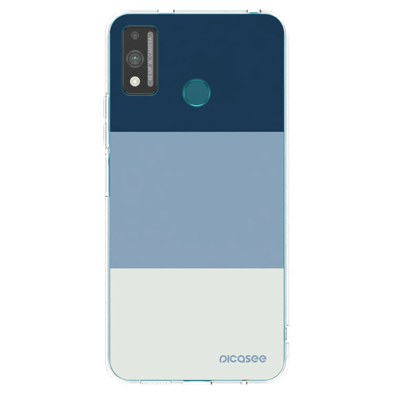 Picasee διαφανής θήκη σιλικόνης Honor 9X Lite - Coastal Blue