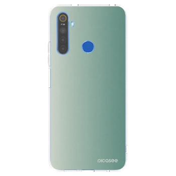 Picasee διαφανής θήκη σιλικόνης Realme 5 - Misty Sage
