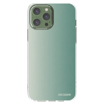 Picasee διαφανής θήκη σιλικόνης Apple iPhone 13 Pro Max - Misty Sage