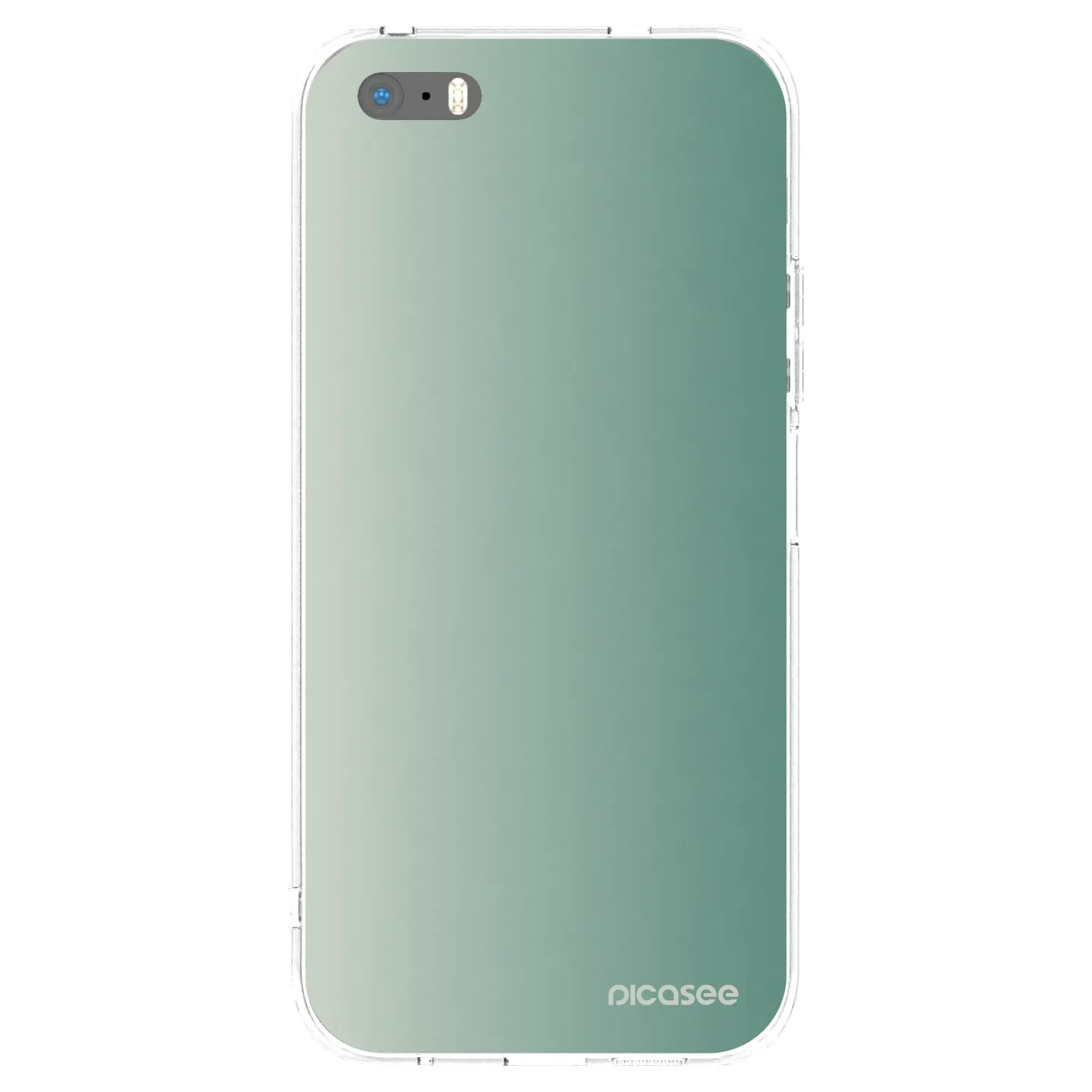 Picasee διαφανής θήκη σιλικόνης Apple iPhone 5/5S/SE - Misty Sage