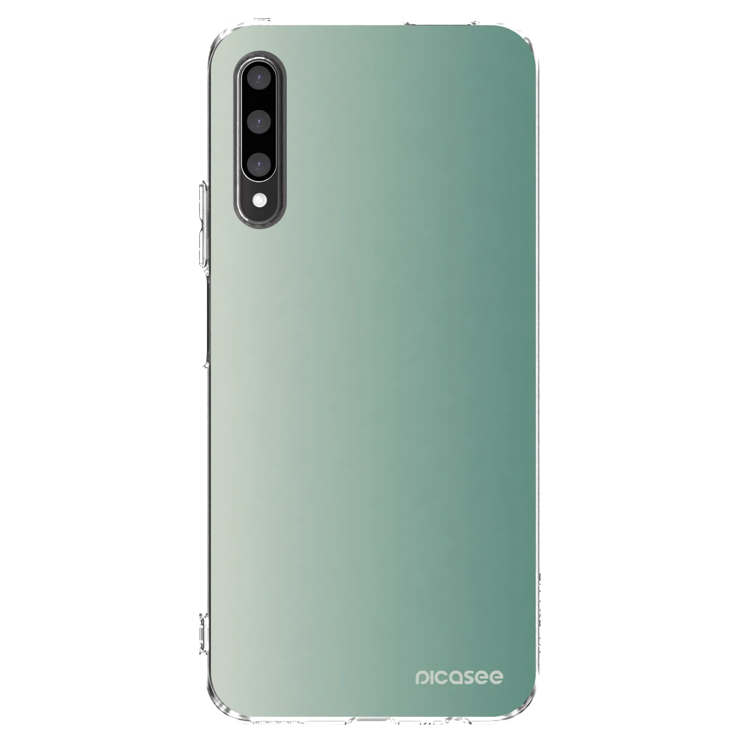 Picasee διαφανής θήκη σιλικόνης Honor 9X Pro - Misty Sage