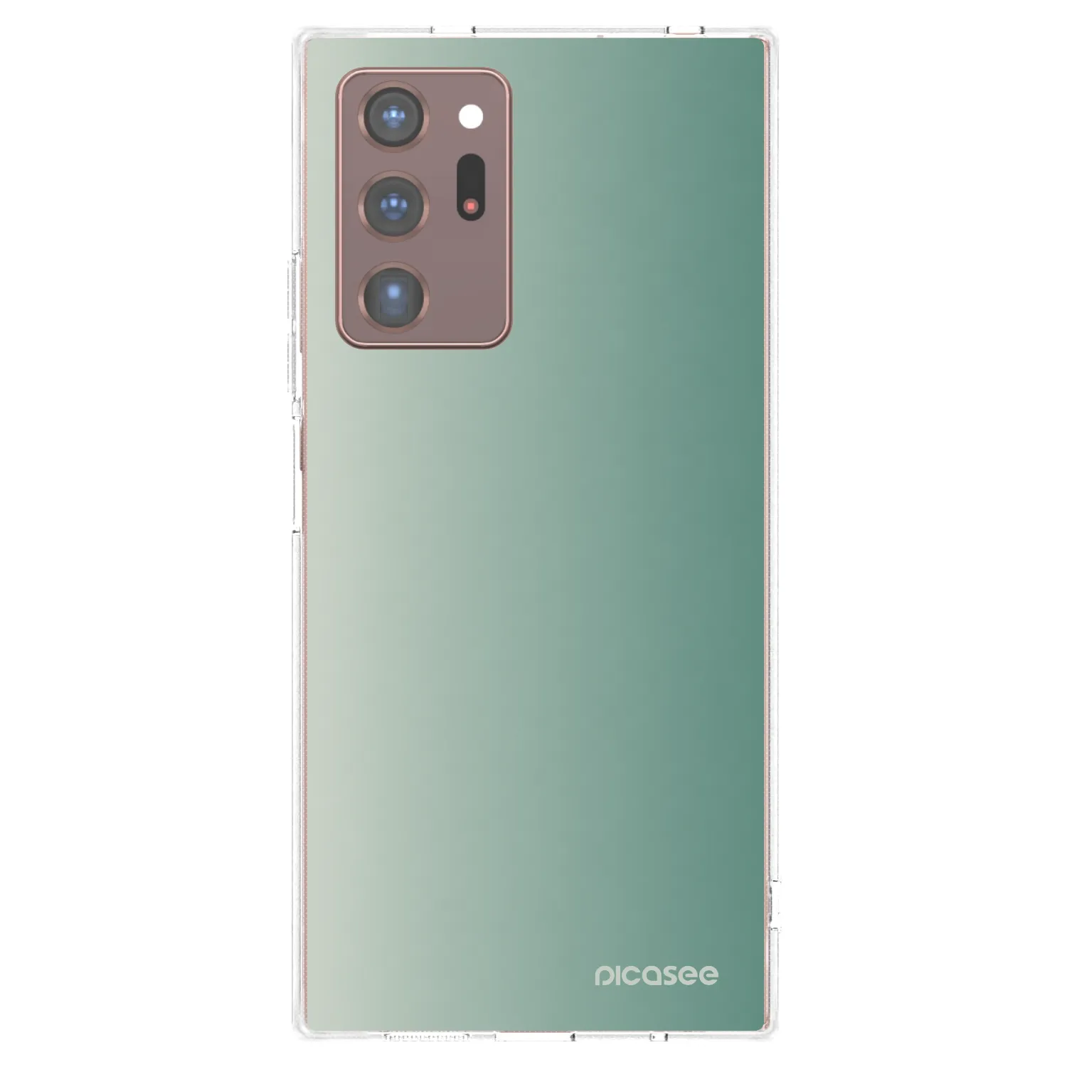 Picasee διαφανής θήκη σιλικόνης Samsung Galaxy Note 20 Ultra - Misty Sage