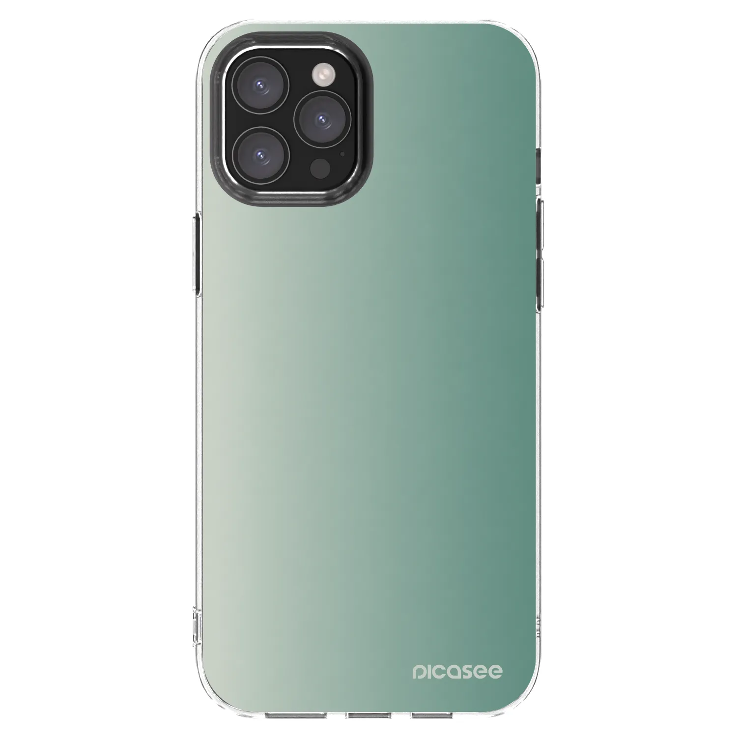 Picasee διαφανής θήκη σιλικόνης Apple iPhone 12 Pro Max - Misty Sage