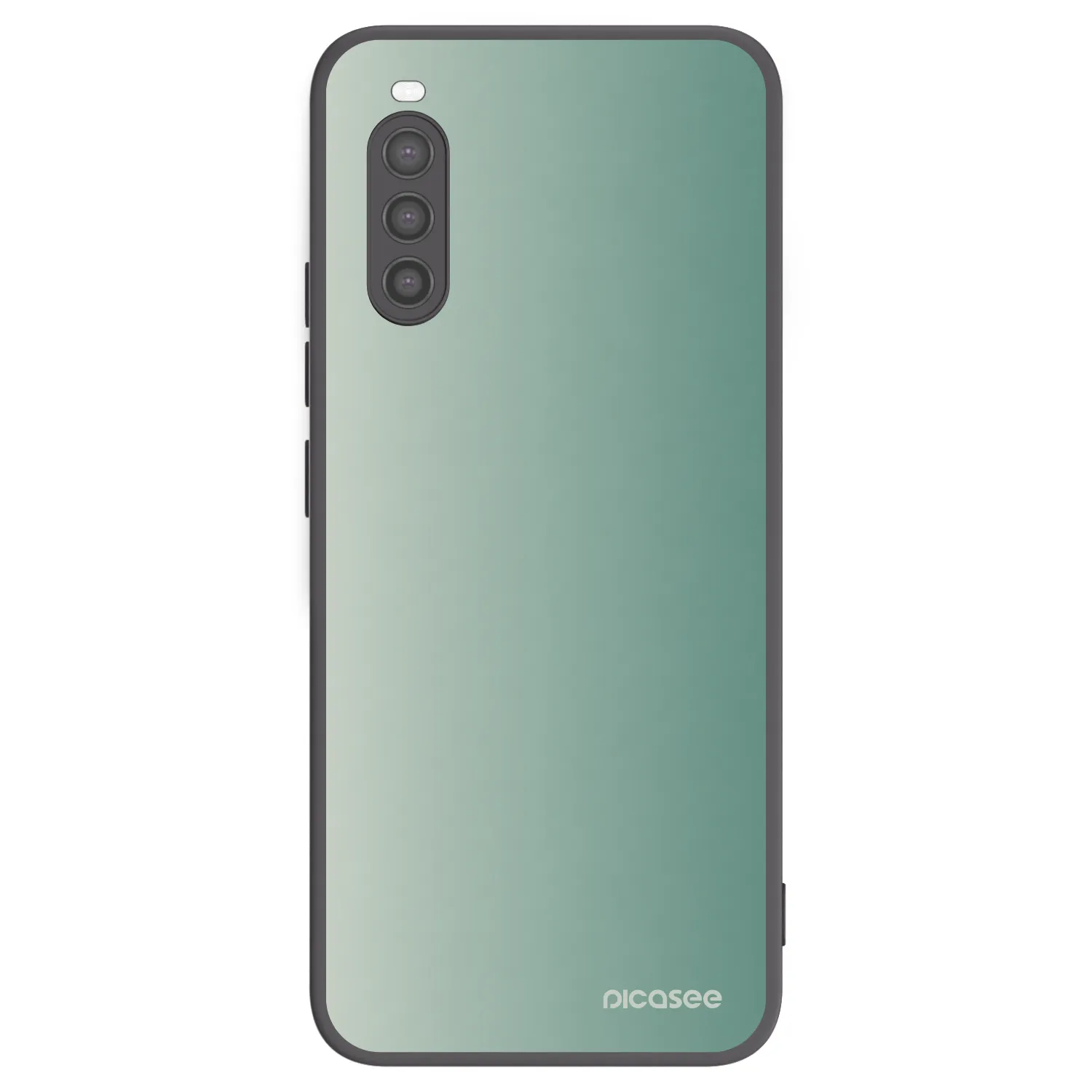 Picasee Μαύρη θήκη σιλικόνης για Sony Xperia 10 II - Misty Sage