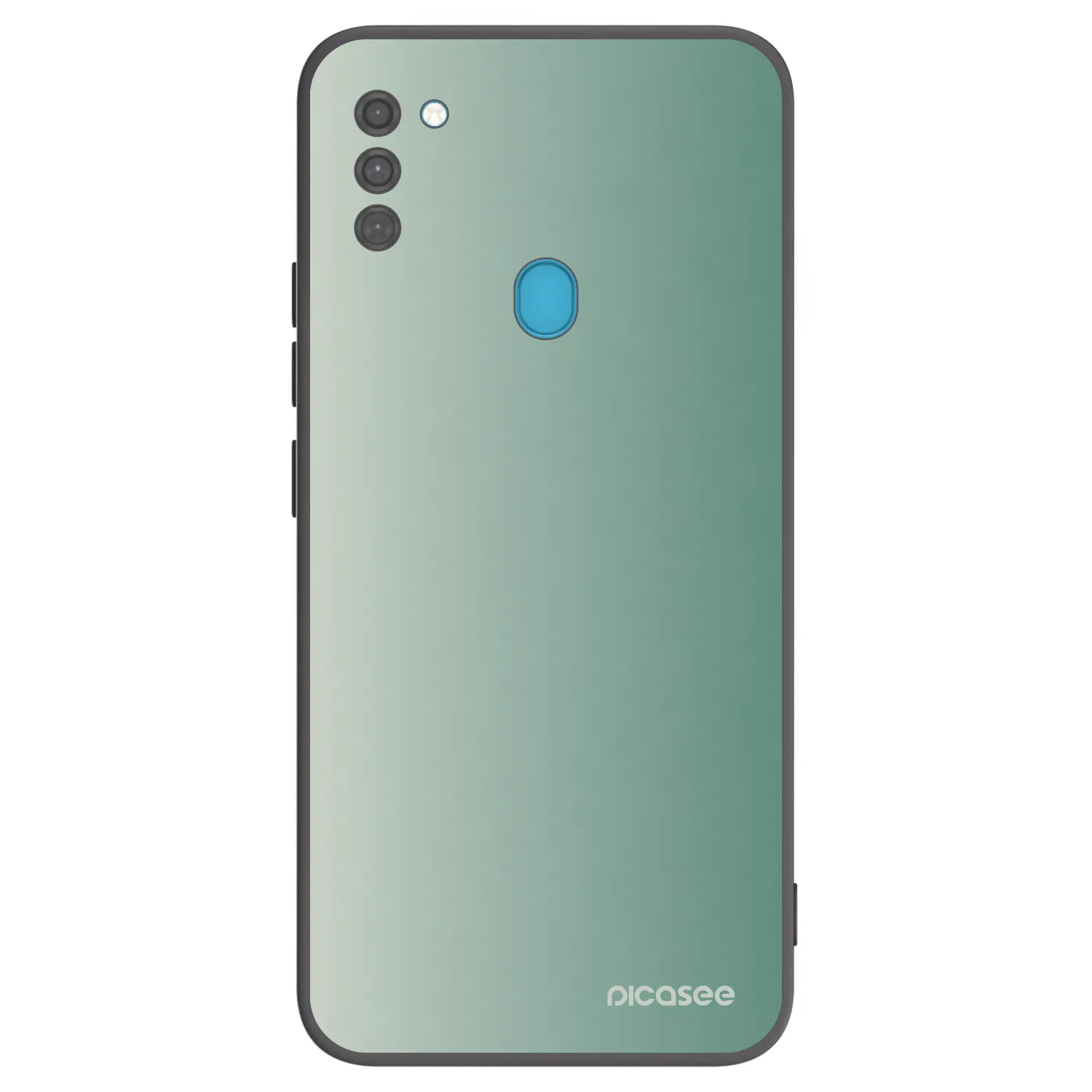 Picasee Μαύρη θήκη σιλικόνης για Samsung Galaxy M11 - Misty Sage