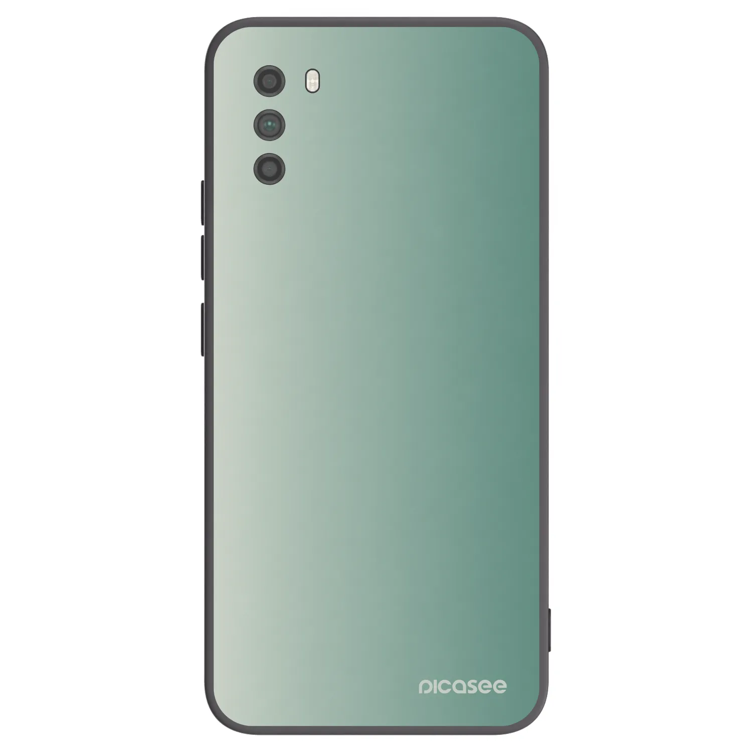 Picasee Μαύρη θήκη σιλικόνης για Xiaomi Poco M3 - Misty Sage