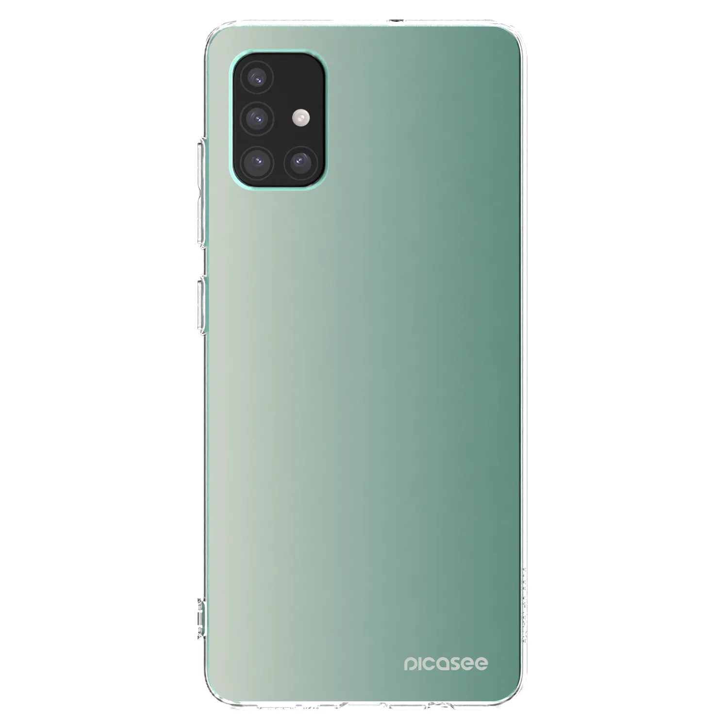 Picasee διαφανής θήκη σιλικόνης Samsung Galaxy M51 M515F - Misty Sage
