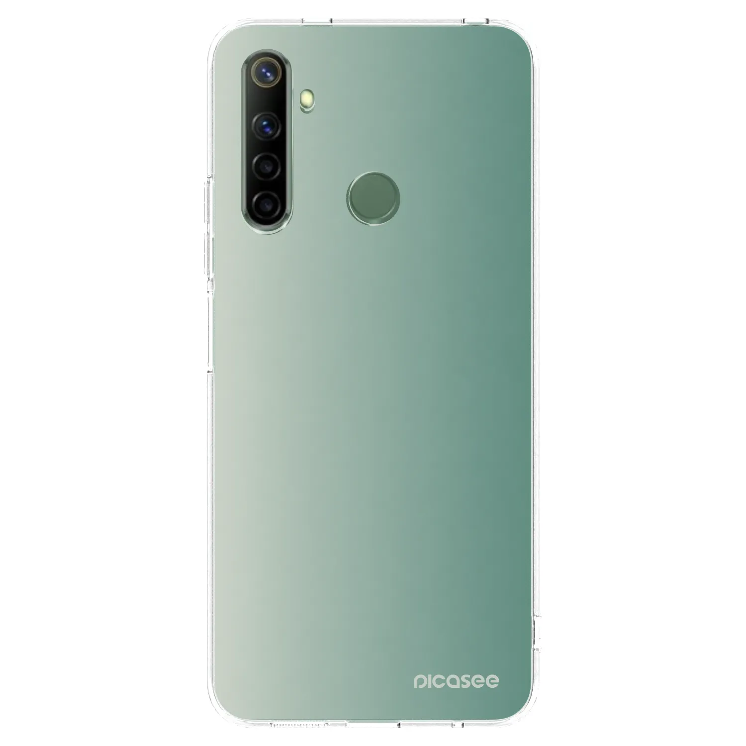 Picasee διαφανής θήκη σιλικόνης Realme 6i - Misty Sage