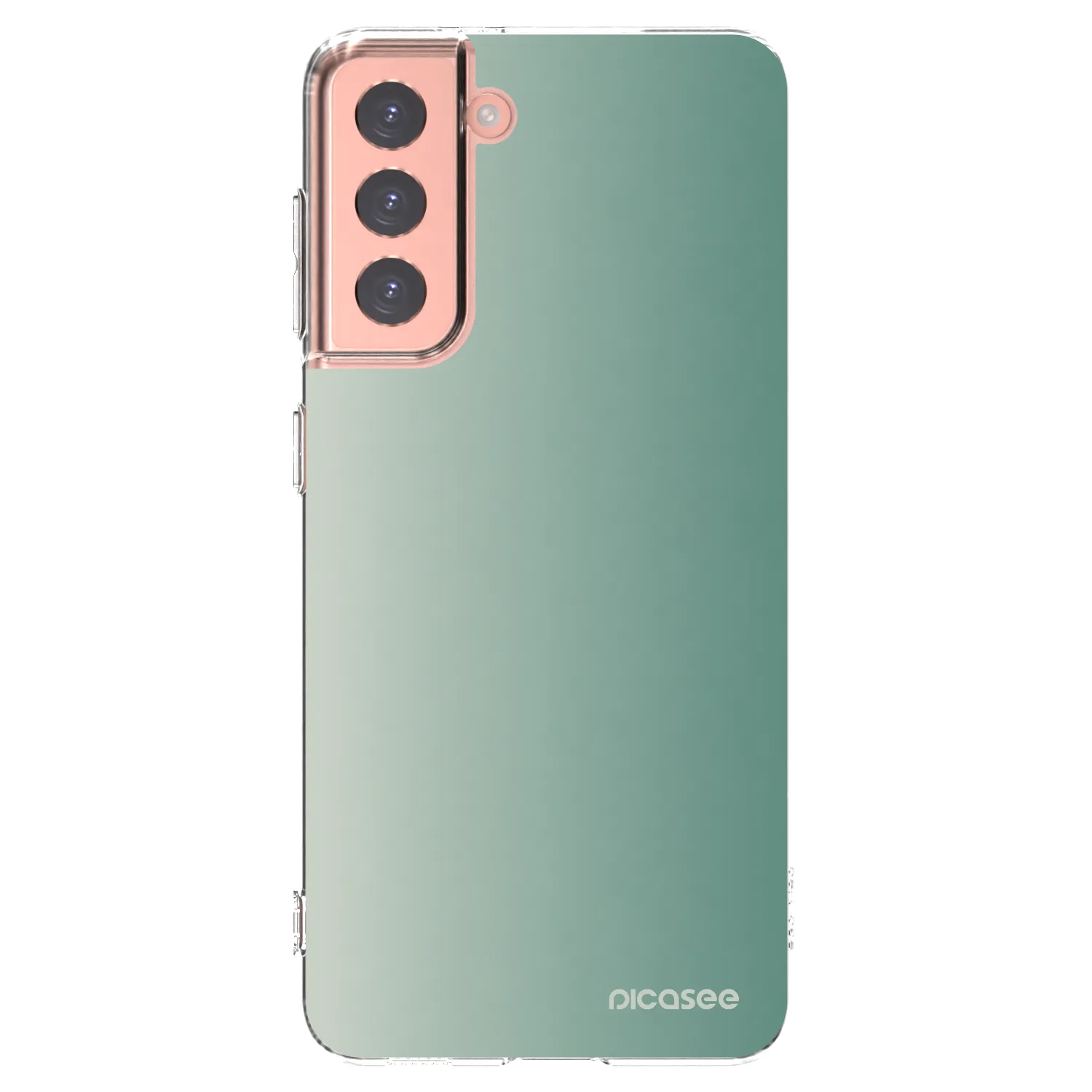 Picasee διαφανής θήκη σιλικόνης Samsung Galaxy S21 5G G991B - Misty Sage