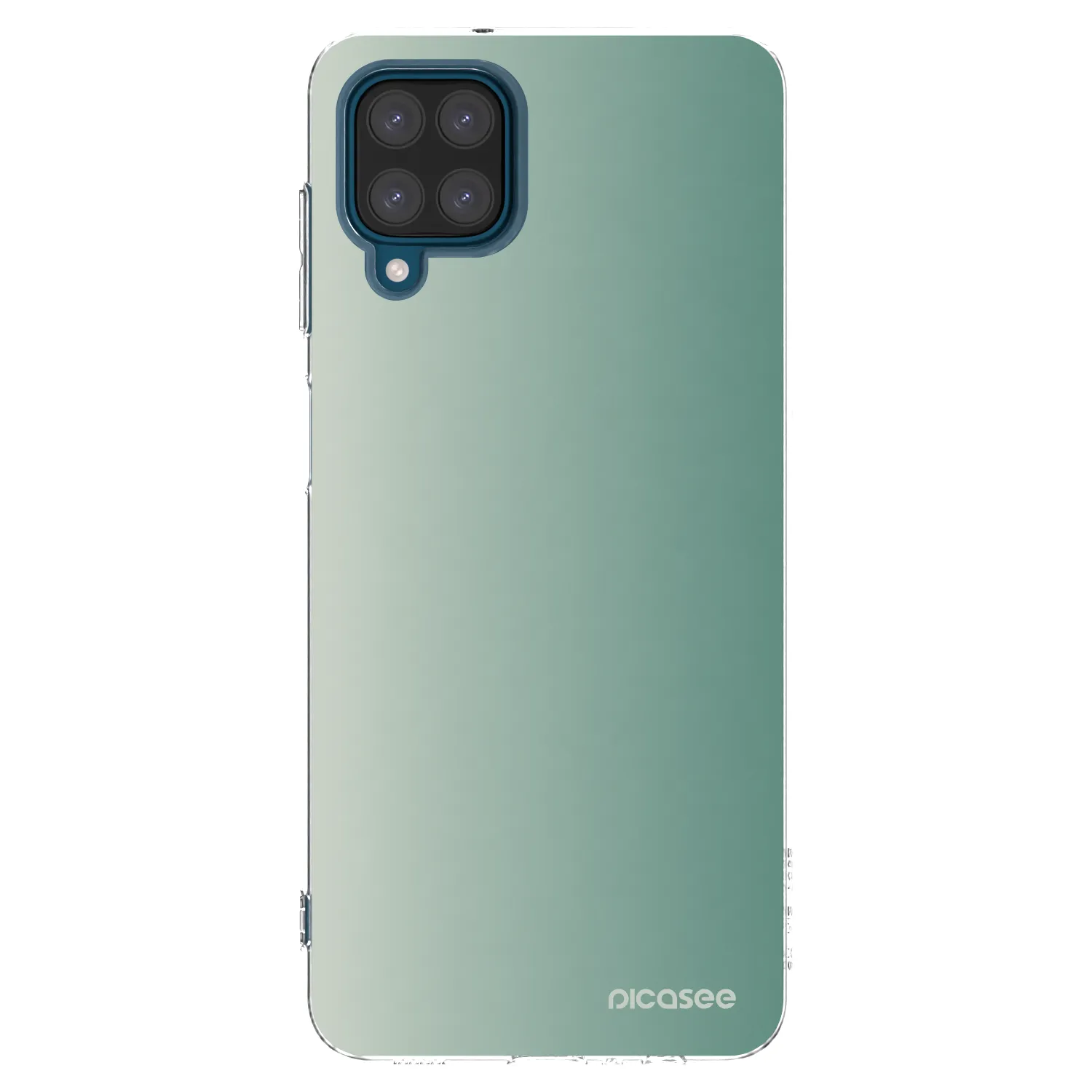 Picasee διαφανής θήκη σιλικόνης Samsung Galaxy A12 A125F - Misty Sage