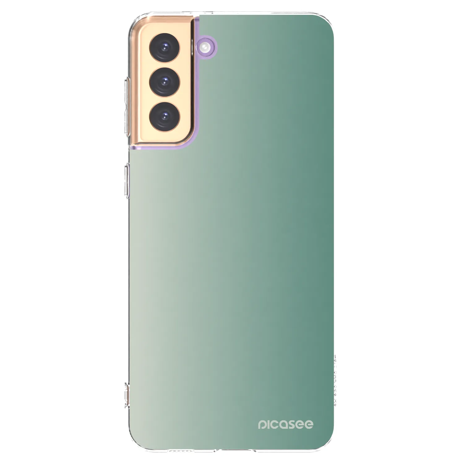 Picasee διαφανής θήκη σιλικόνης Samsung Galaxy S21+ 5G G996F - Misty Sage