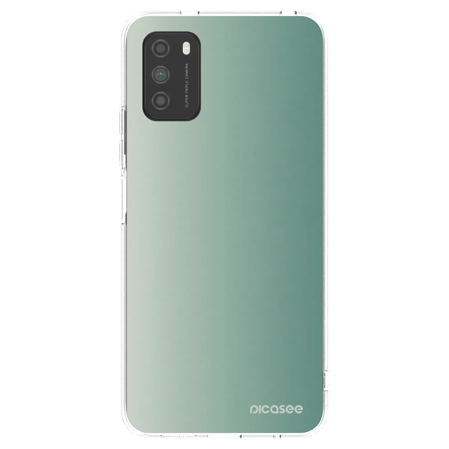 Picasee διαφανής θήκη σιλικόνης Xiaomi Poco M3 - Misty Sage