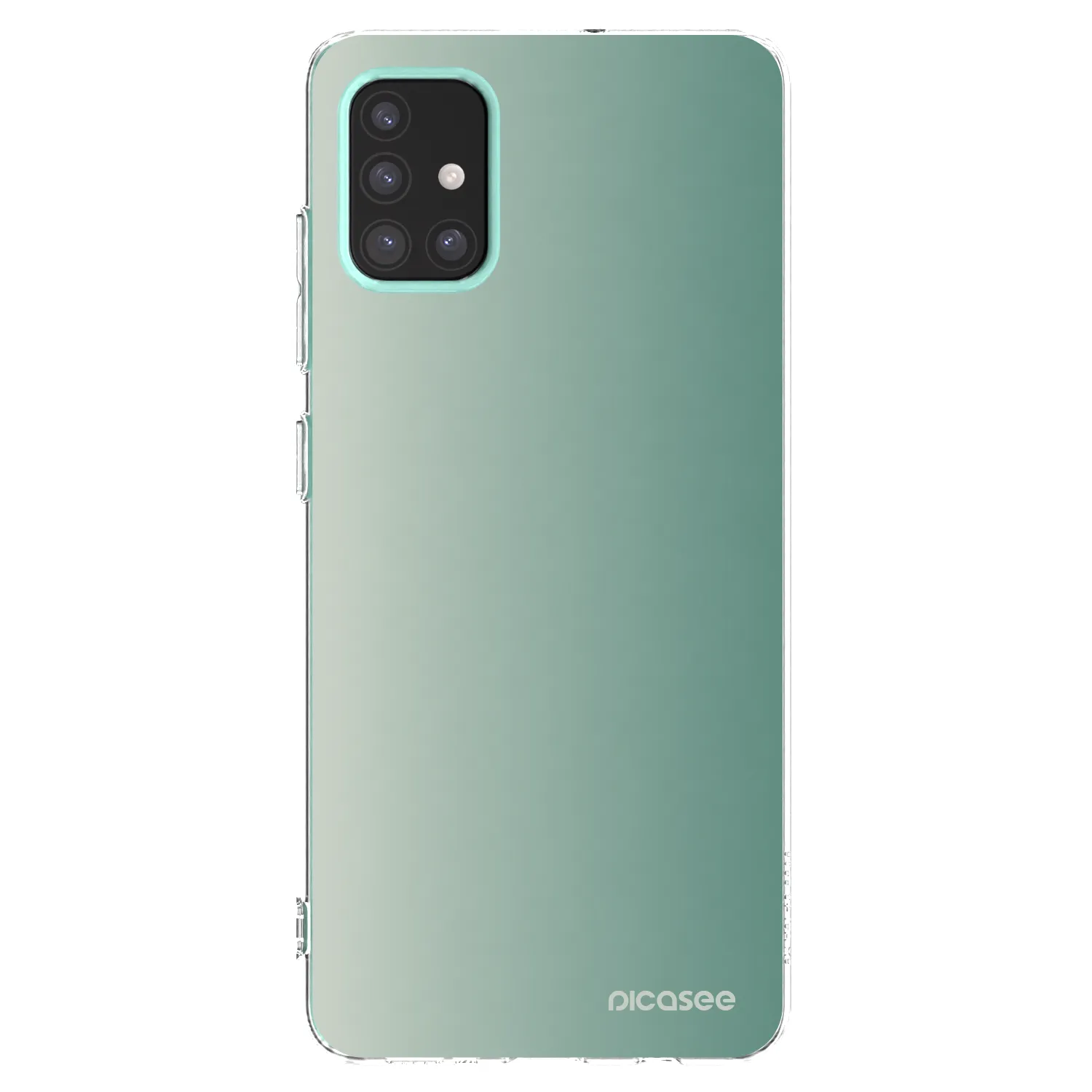 Picasee διαφανής θήκη σιλικόνης Samsung Galaxy M31s - Misty Sage