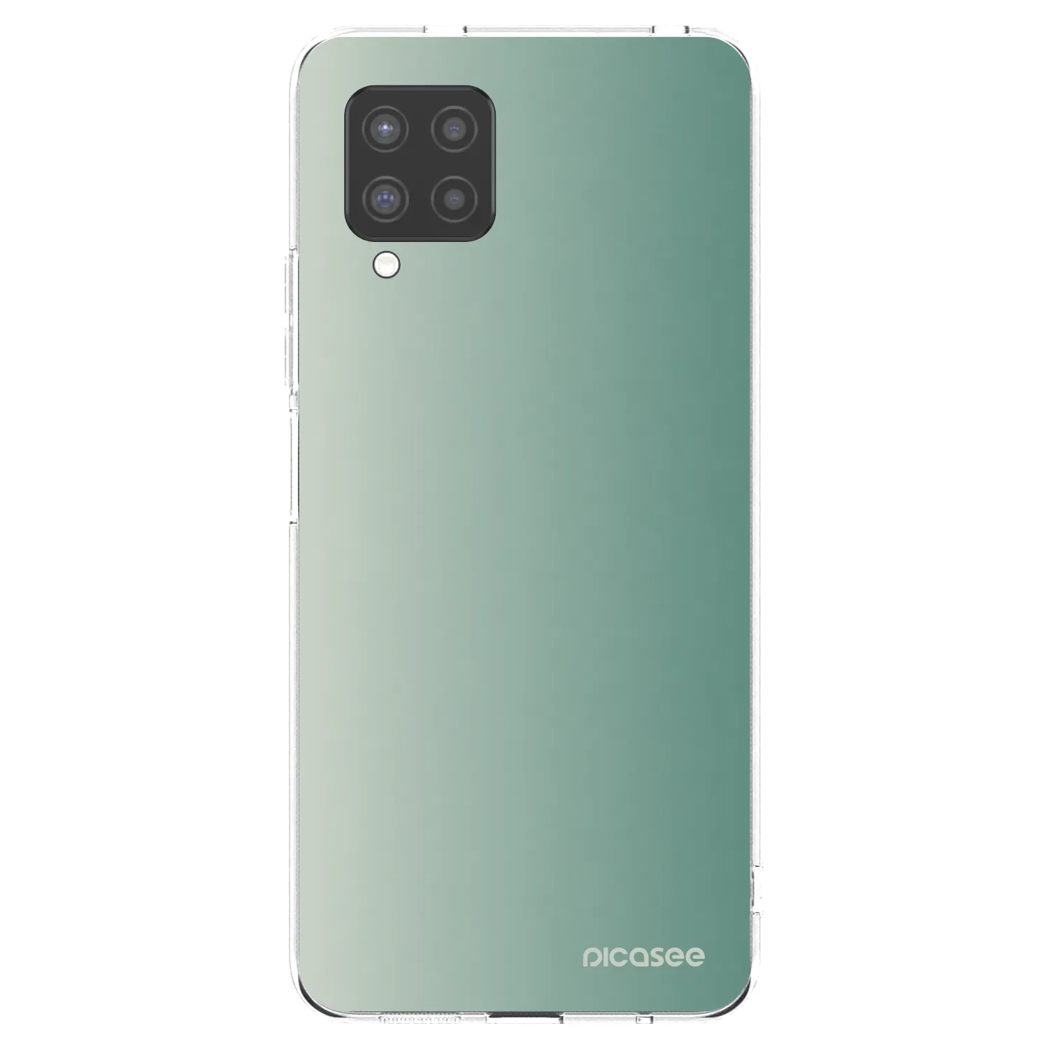 Picasee διαφανής θήκη σιλικόνης Samsung Galaxy A42 A426B - Misty Sage