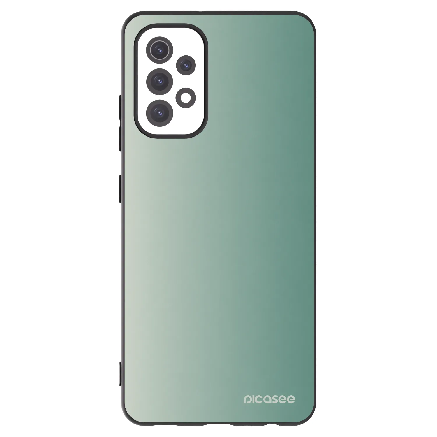 Picasee Μαύρη θήκη σιλικόνης για Samsung Galaxy A32 5G A326B - Misty Sage