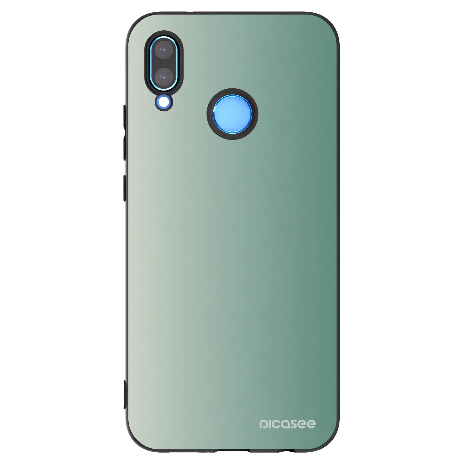 Picasee Μαύρη θήκη σιλικόνης για Huawei P20 Lite - Misty Sage