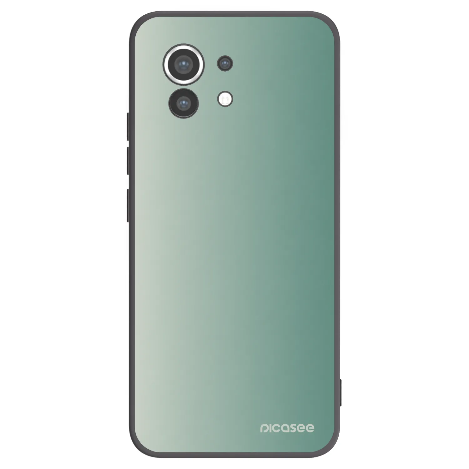 Picasee Μαύρη θήκη σιλικόνης για Xiaomi Mi 11 - Misty Sage