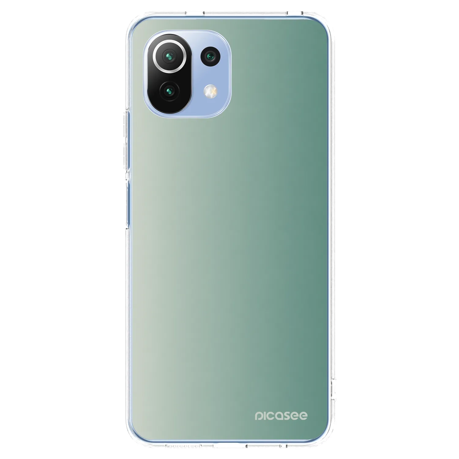 Picasee διαφανής θήκη σιλικόνης Xiaomi Mi 11 Lite - Misty Sage