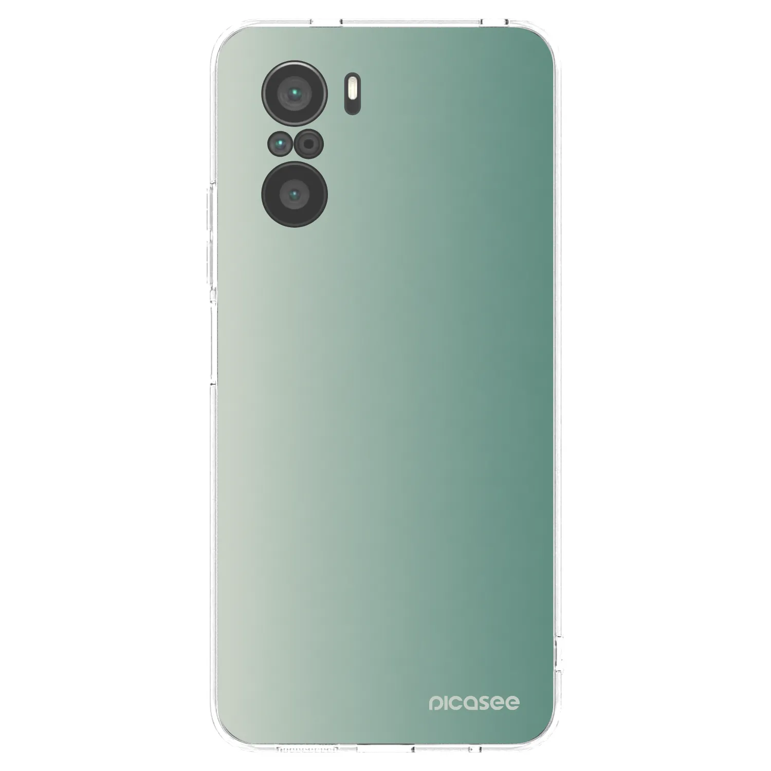 Picasee διαφανής θήκη σιλικόνης Xiaomi Poco F3 - Misty Sage