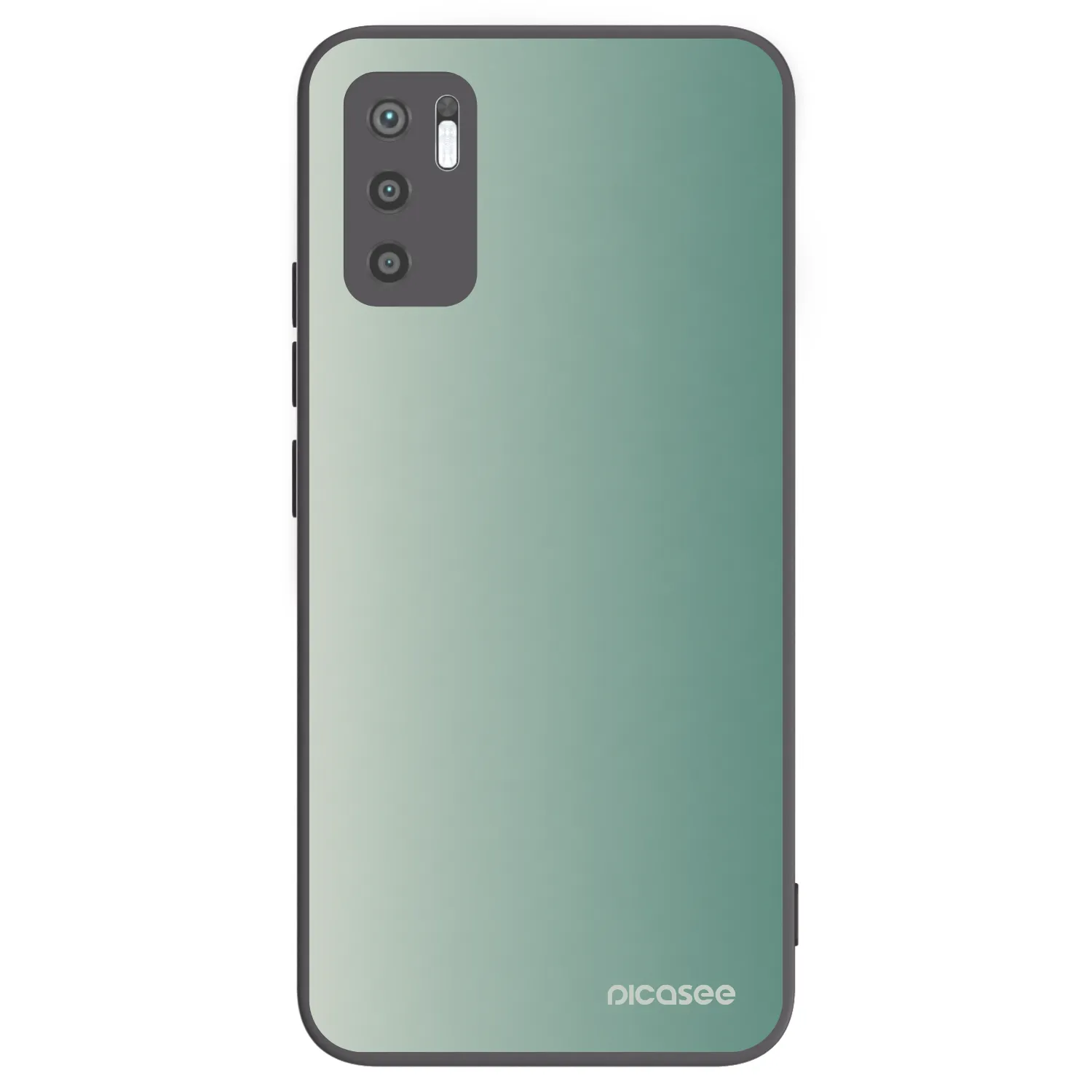 Picasee Μαύρη θήκη σιλικόνης για Xiaomi Redmi Note 10 5G - Misty Sage