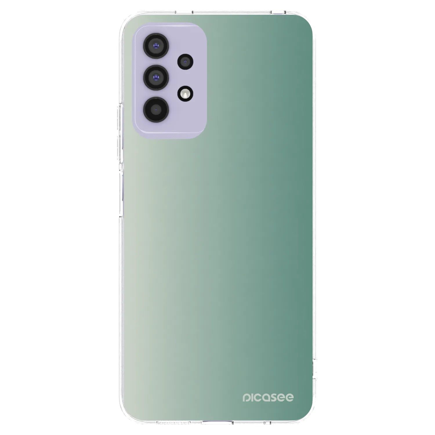 Picasee διαφανής θήκη σιλικόνης Samsung Galaxy A32 4G SM-A325F - Misty Sage