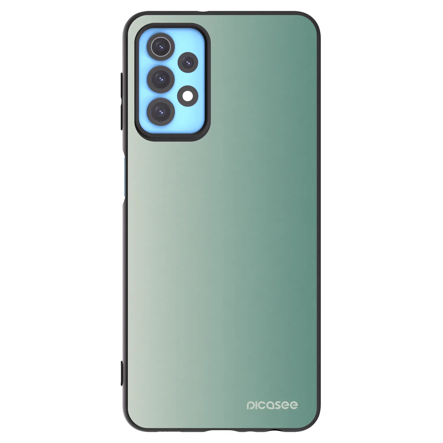 Picasee Μαύρη θήκη σιλικόνης για Samsung Galaxy A32 4G SM-A325F - Misty Sage